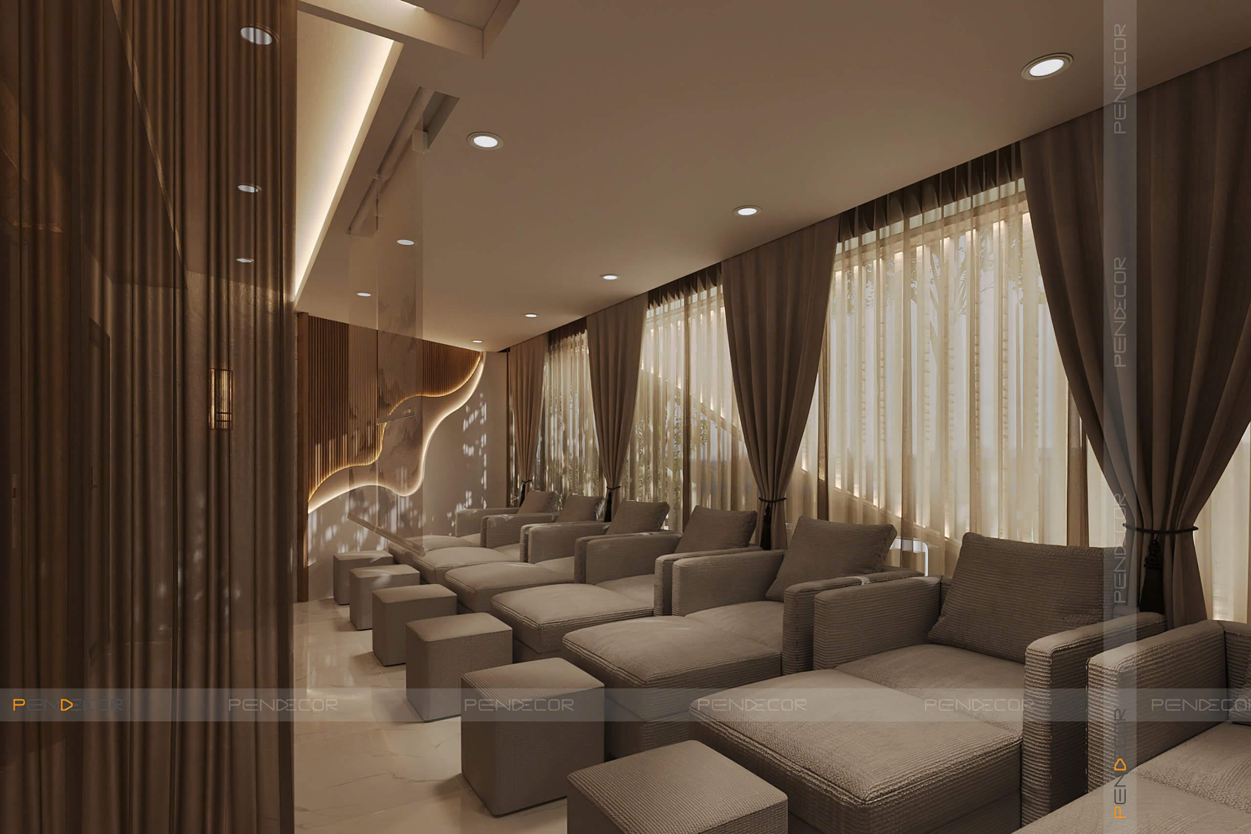 giường massage gấp gọn Pendecor