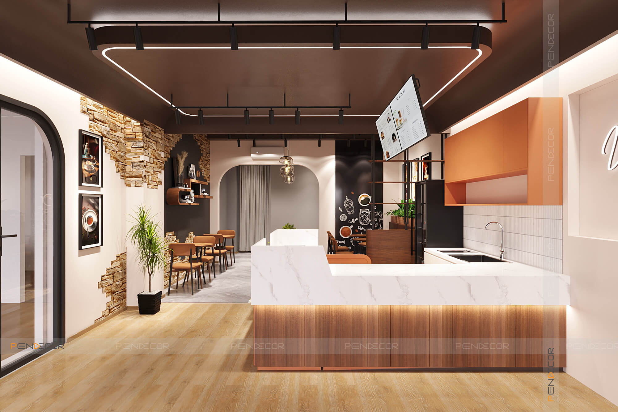 mat tien cua hang dep Pendecor