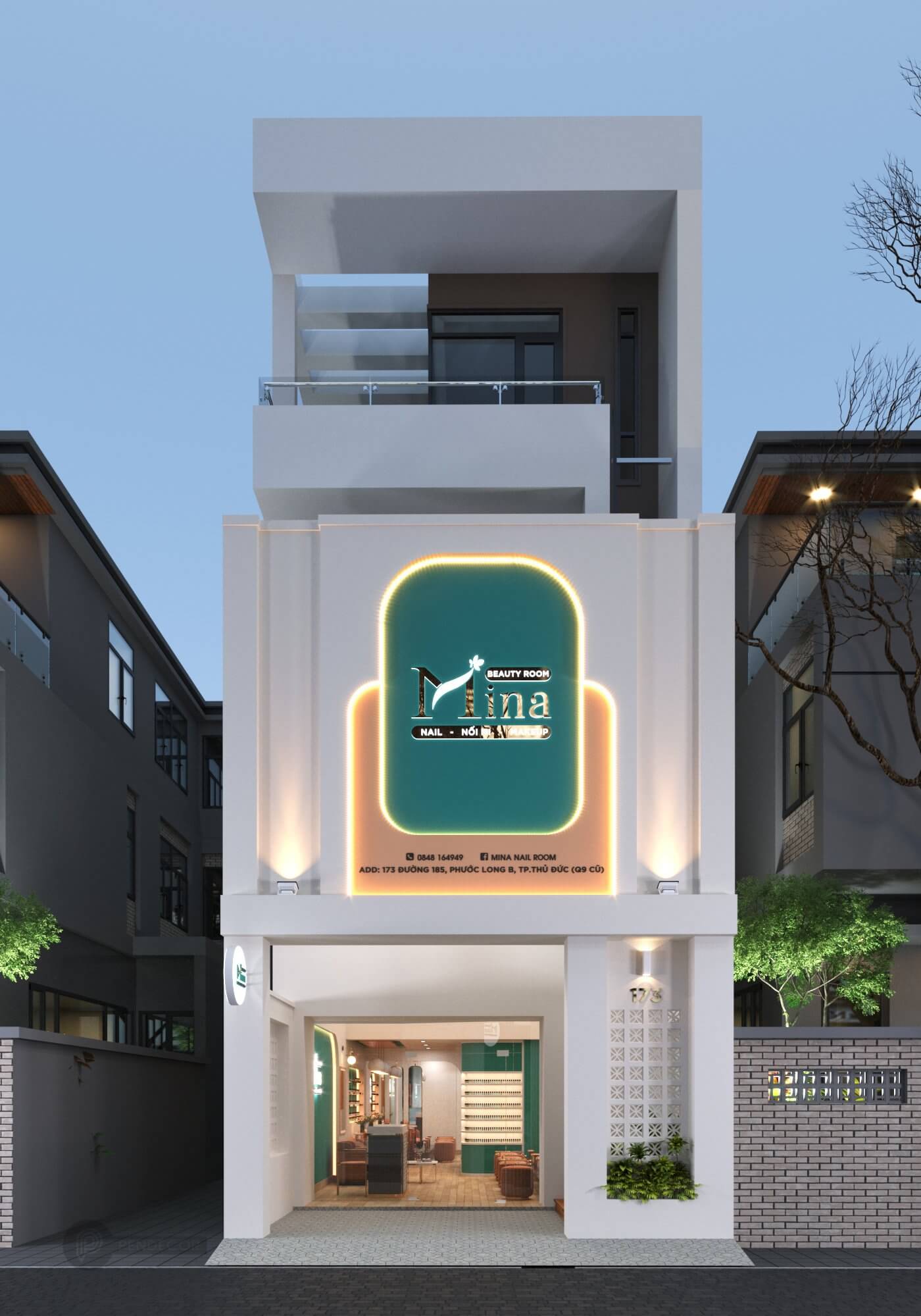 mở spa tại nhà Pendecor