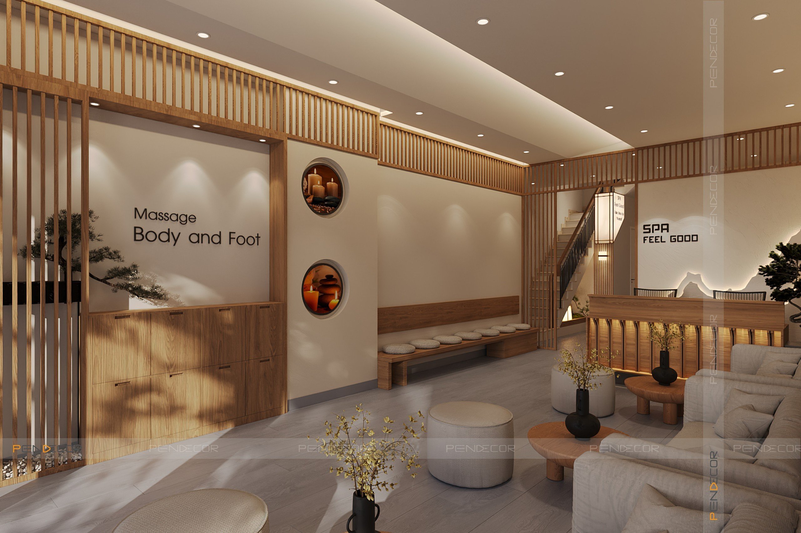 mở spa tại nhà Pendecor