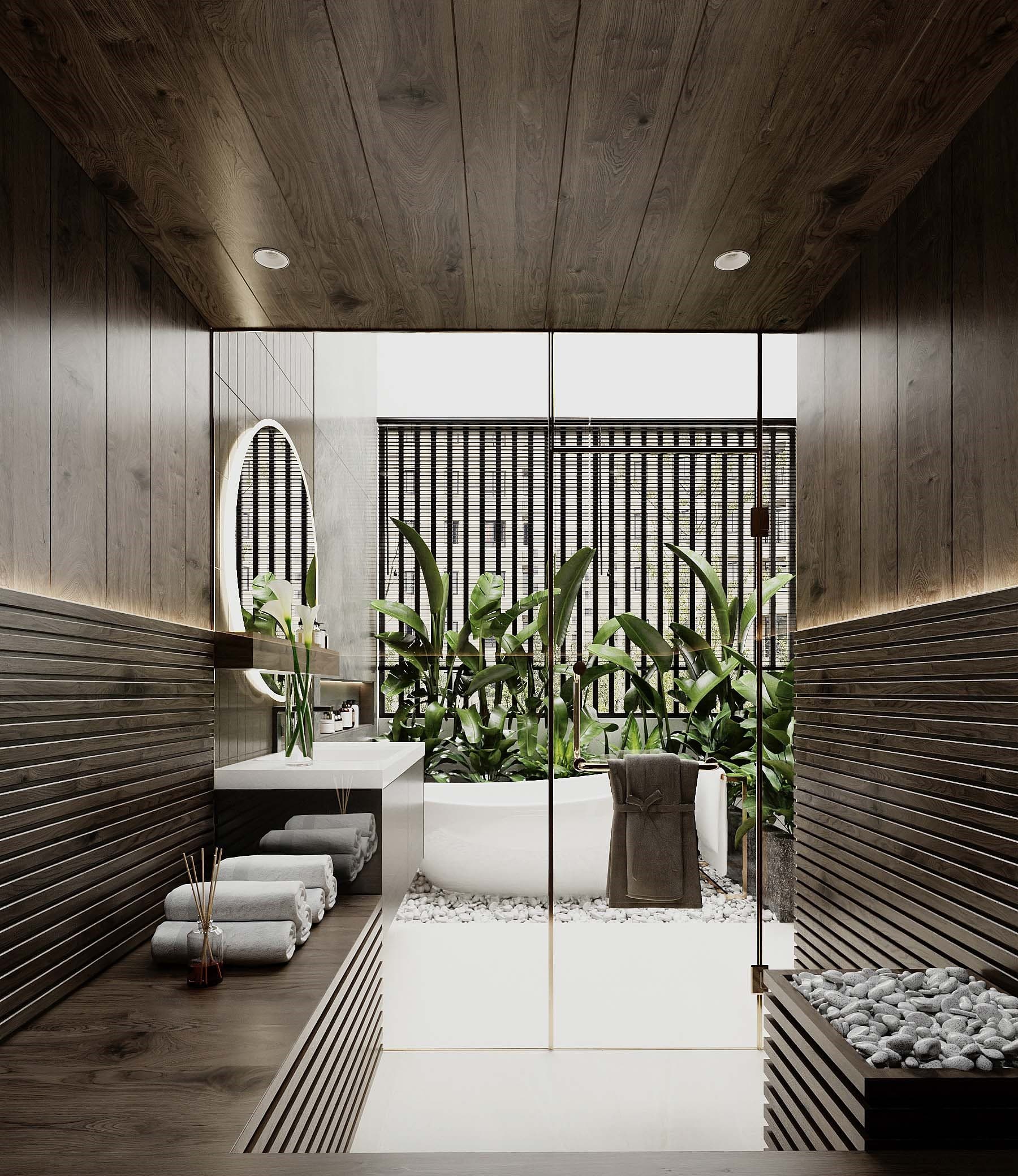 thiết kế phòng xông hơi gia đình Pendecor