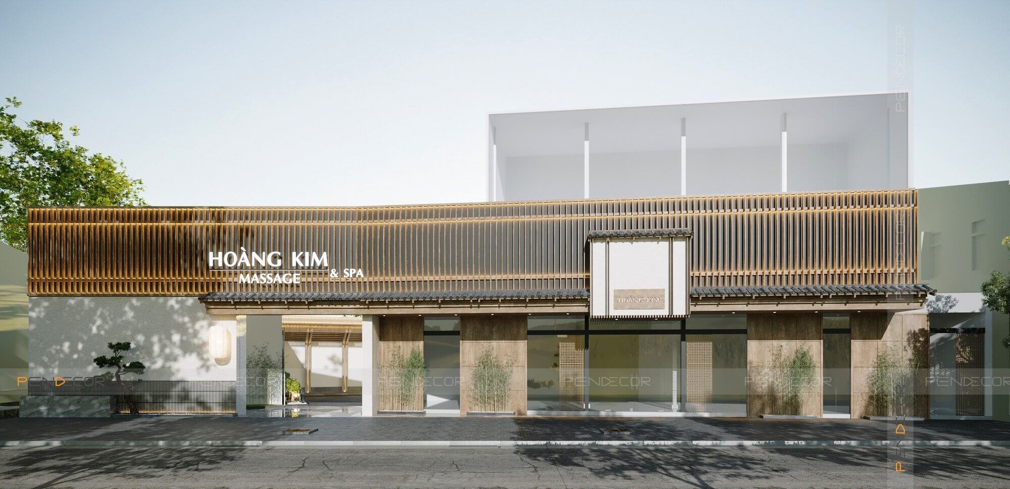 chi phí thiết kế spa Pendecor