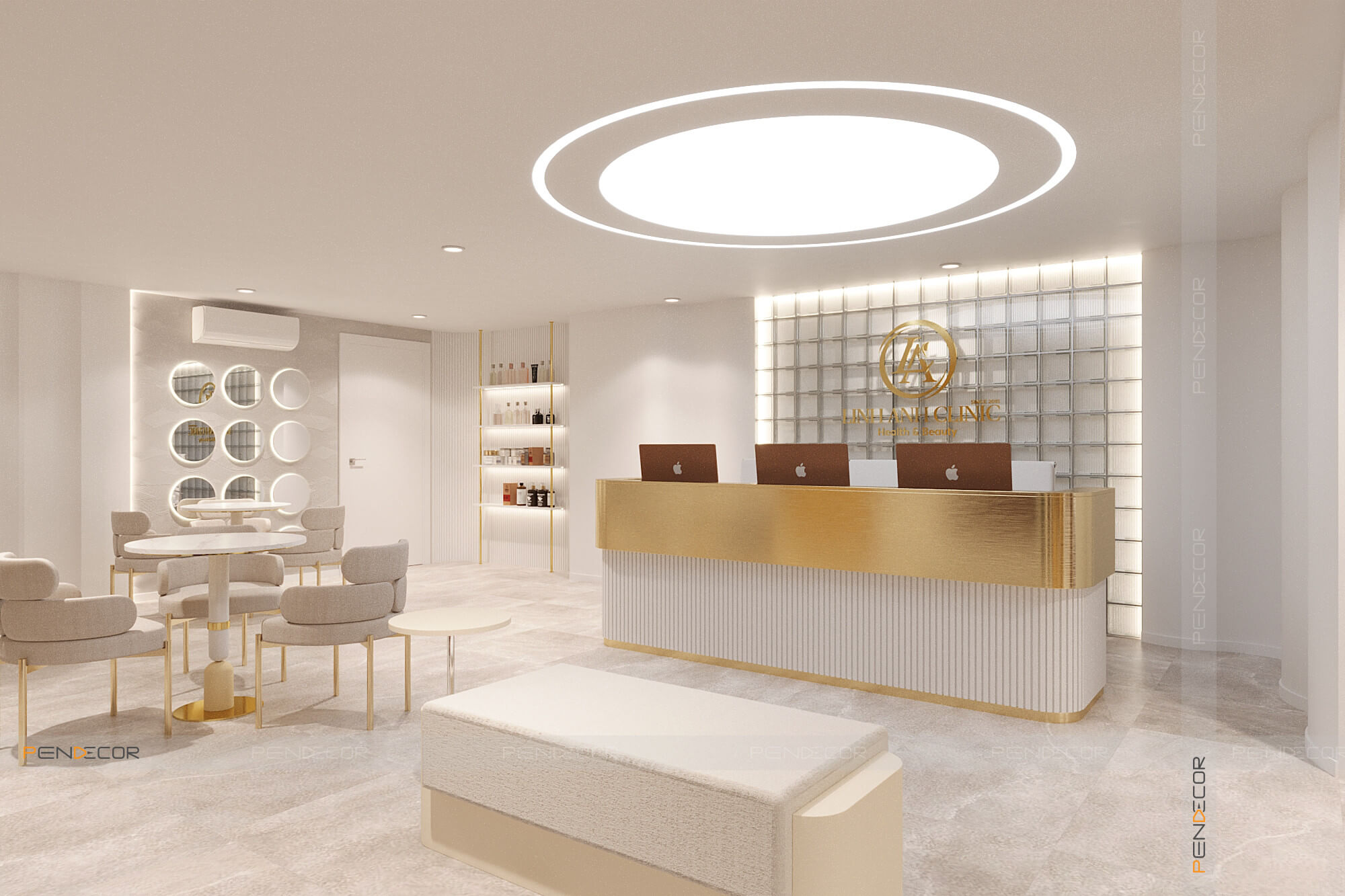 thiết kế spa 50m2 Pendecor