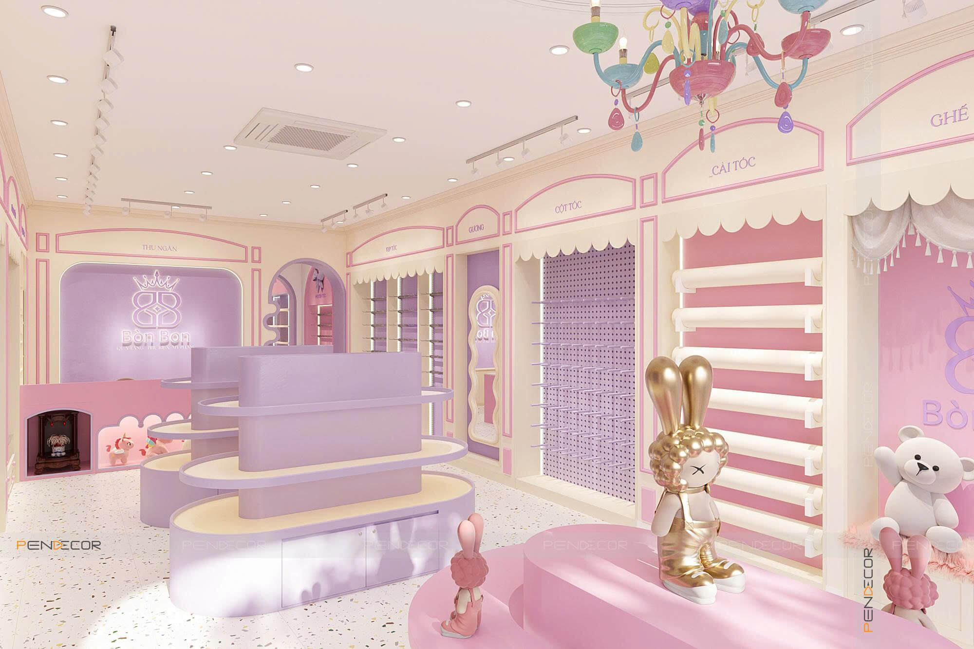 Thiết Kế Shop Phụ Kiện Bòn Bon Shop