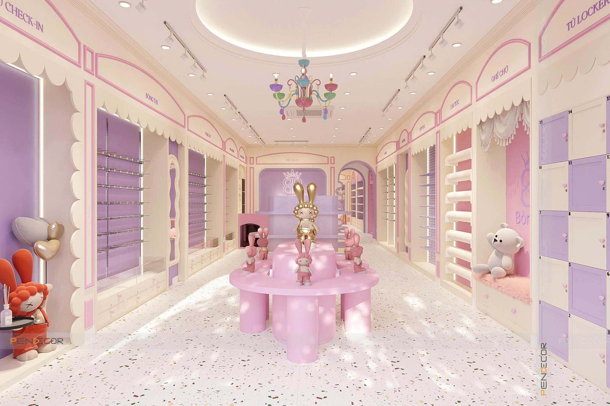 Thiết Kế Shop Phụ Kiện Bòn Bon Shop