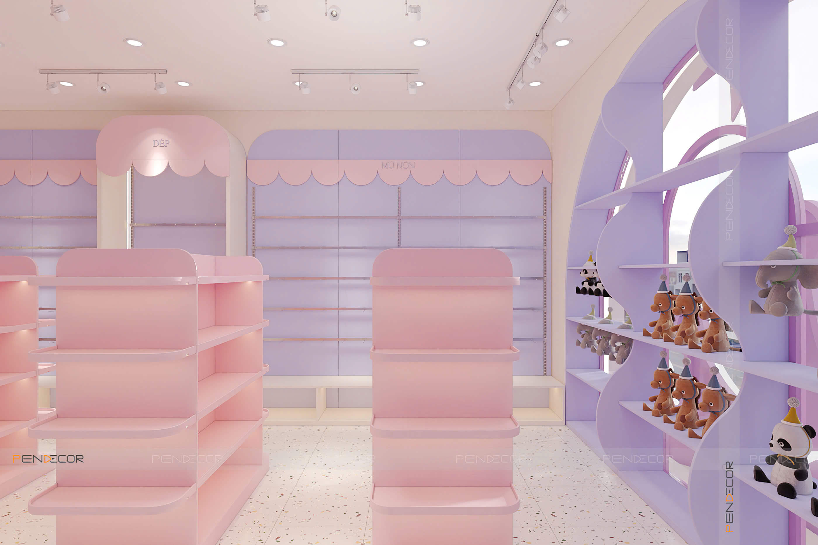 Thiết Kế Shop Phụ Kiện Bòn Bon Shop