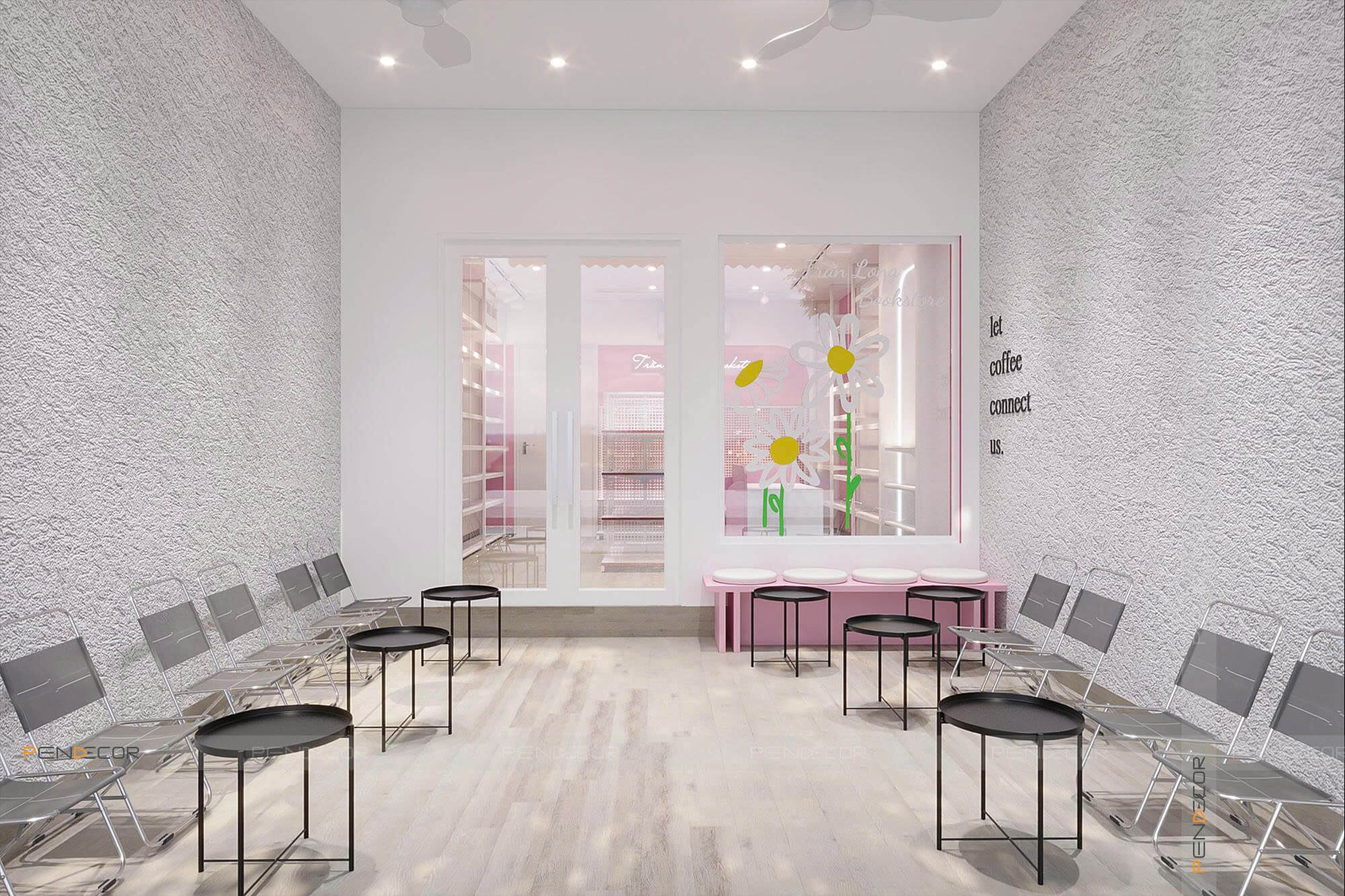 Thiết Kế Nhà Sách Trần Long