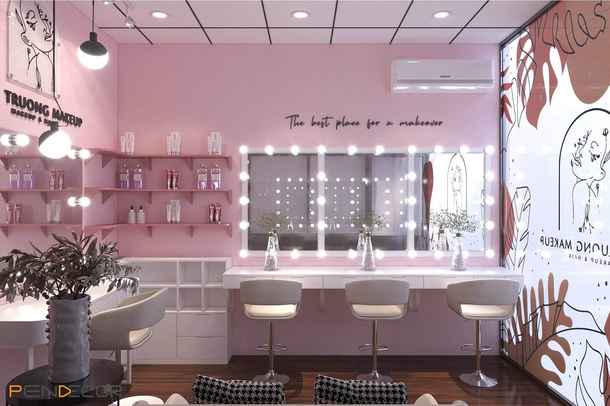 thiết kế spa 20m2