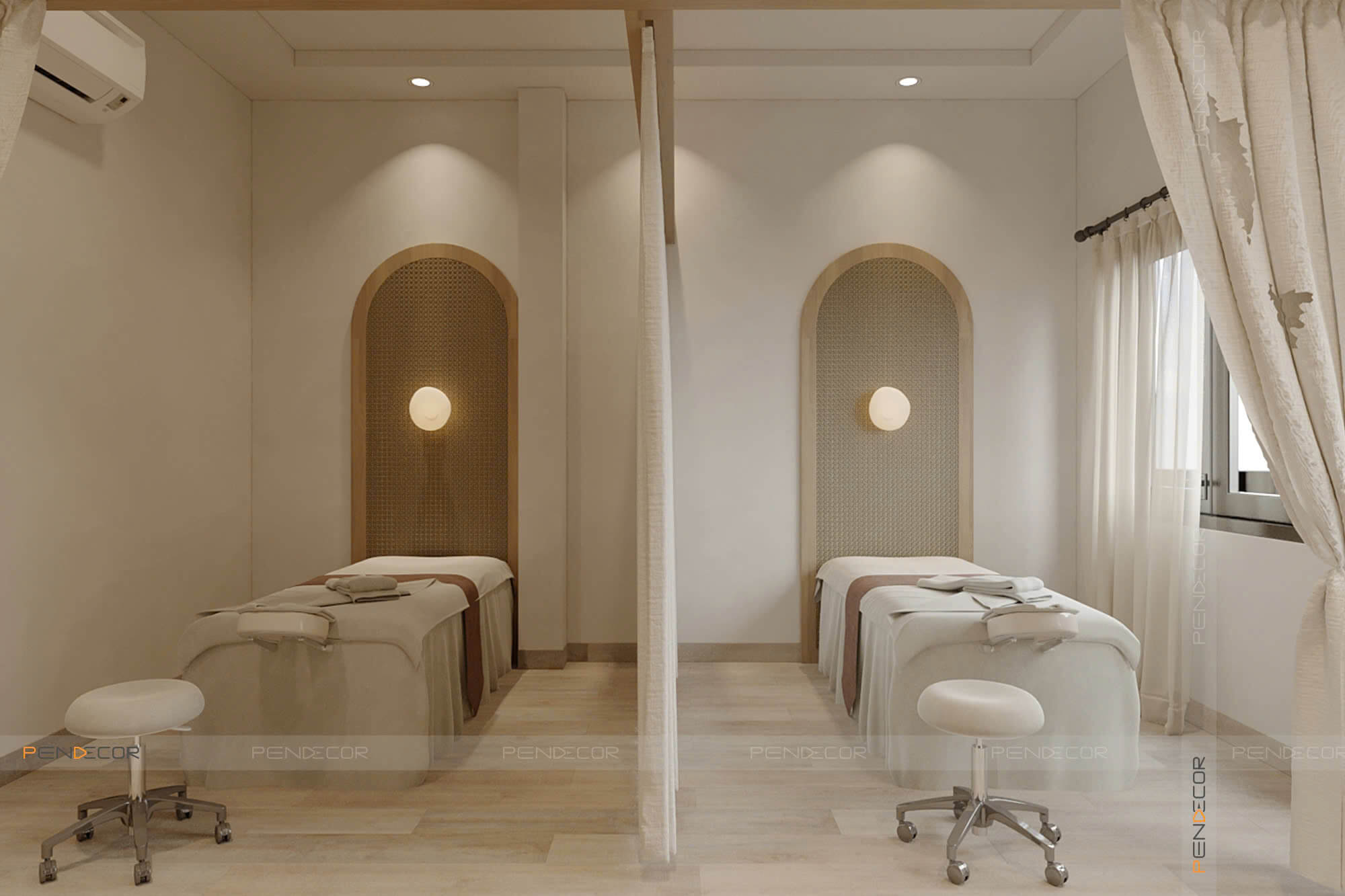 các mẫu thiết kế spa đẹp Pendecor