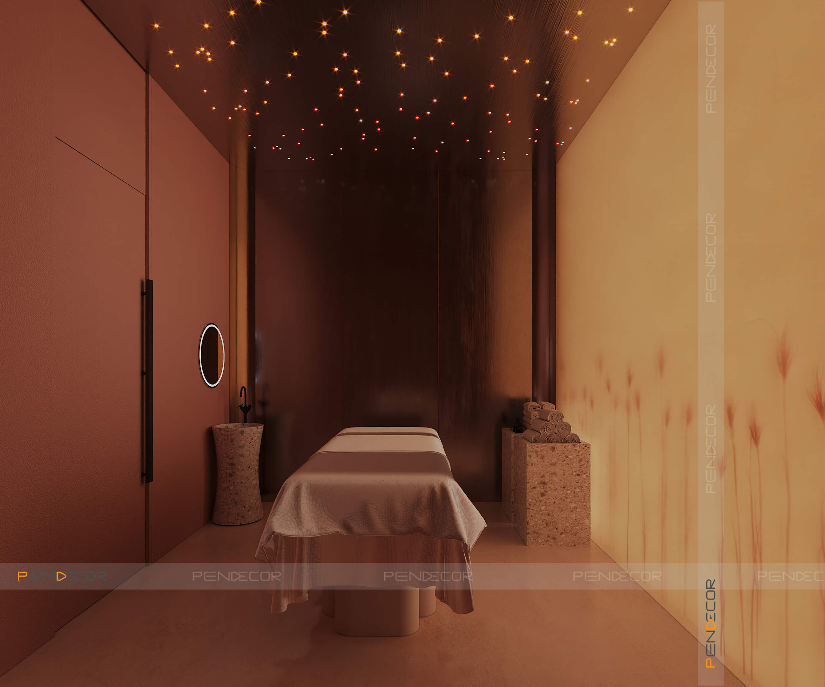 thiết kế spa mini tại nhà Pendecor