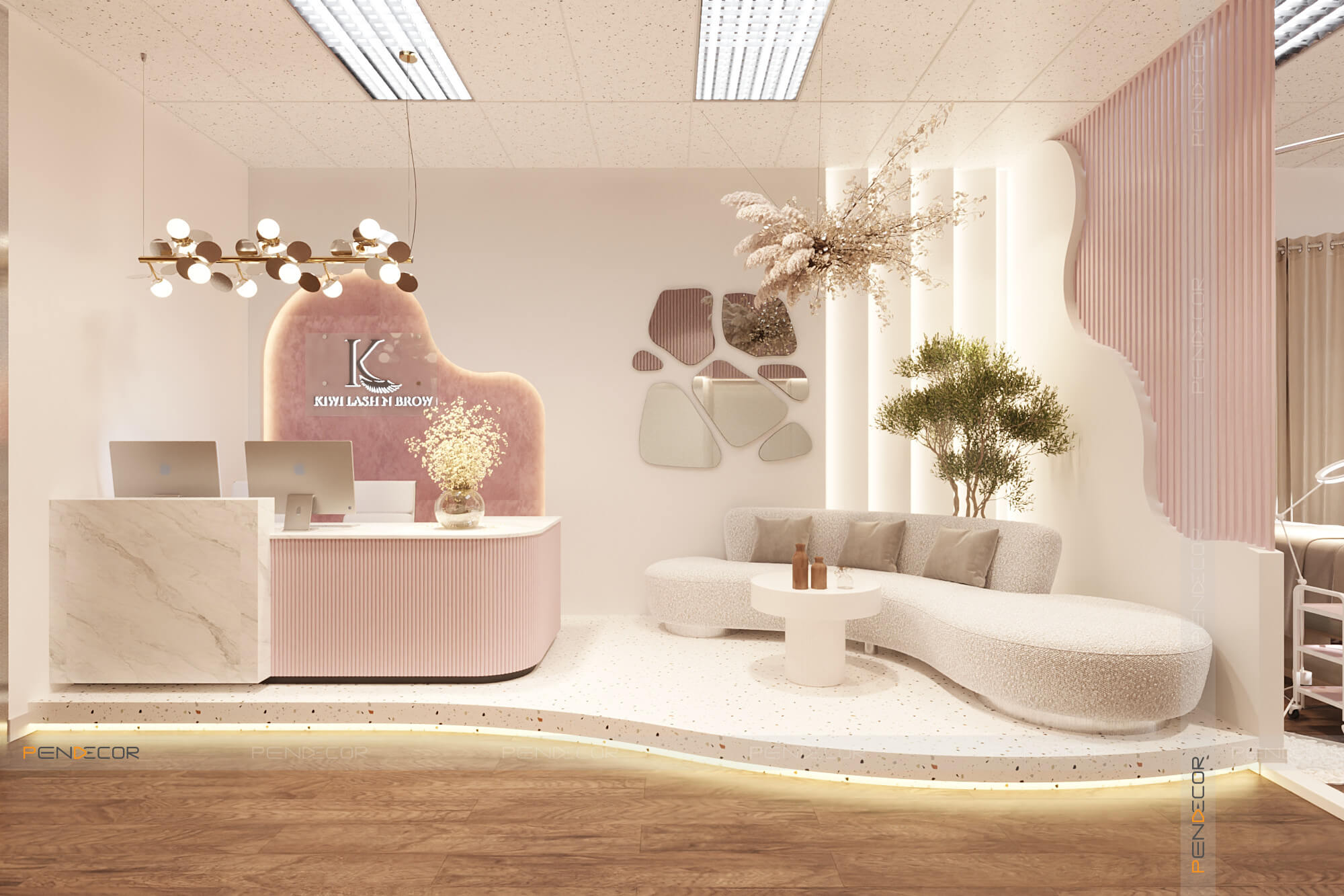 thiết kế spa đẹp Pendecor