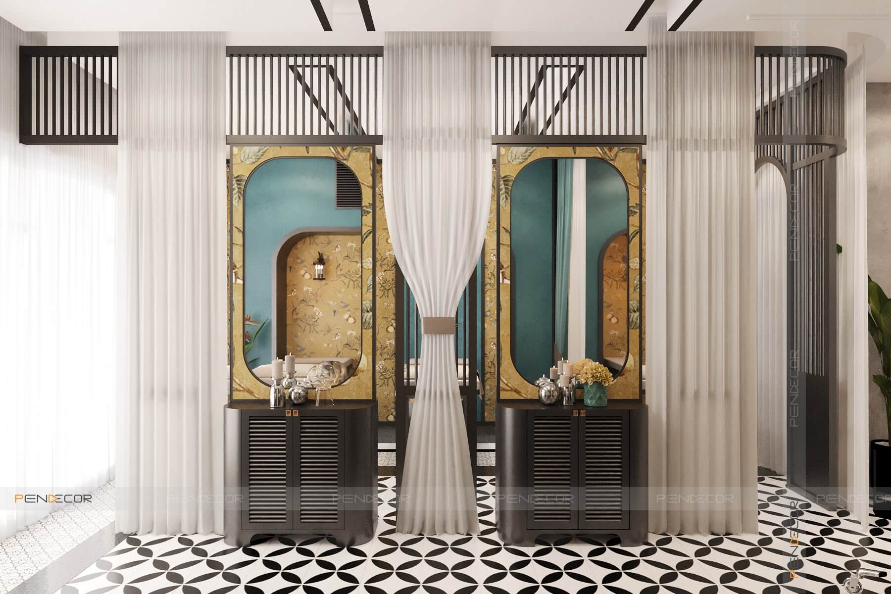 spa mini thiết kế spa nhỏ xinh Pendecor