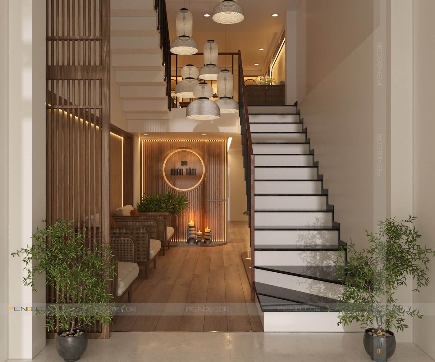thiết kế nội thất spa Pendecor