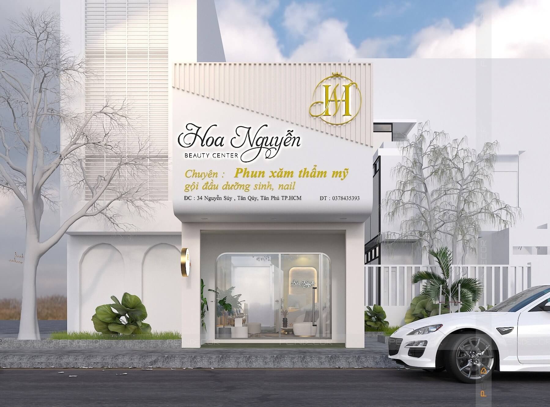 thiết kế spa mini tại nhà Pendecor