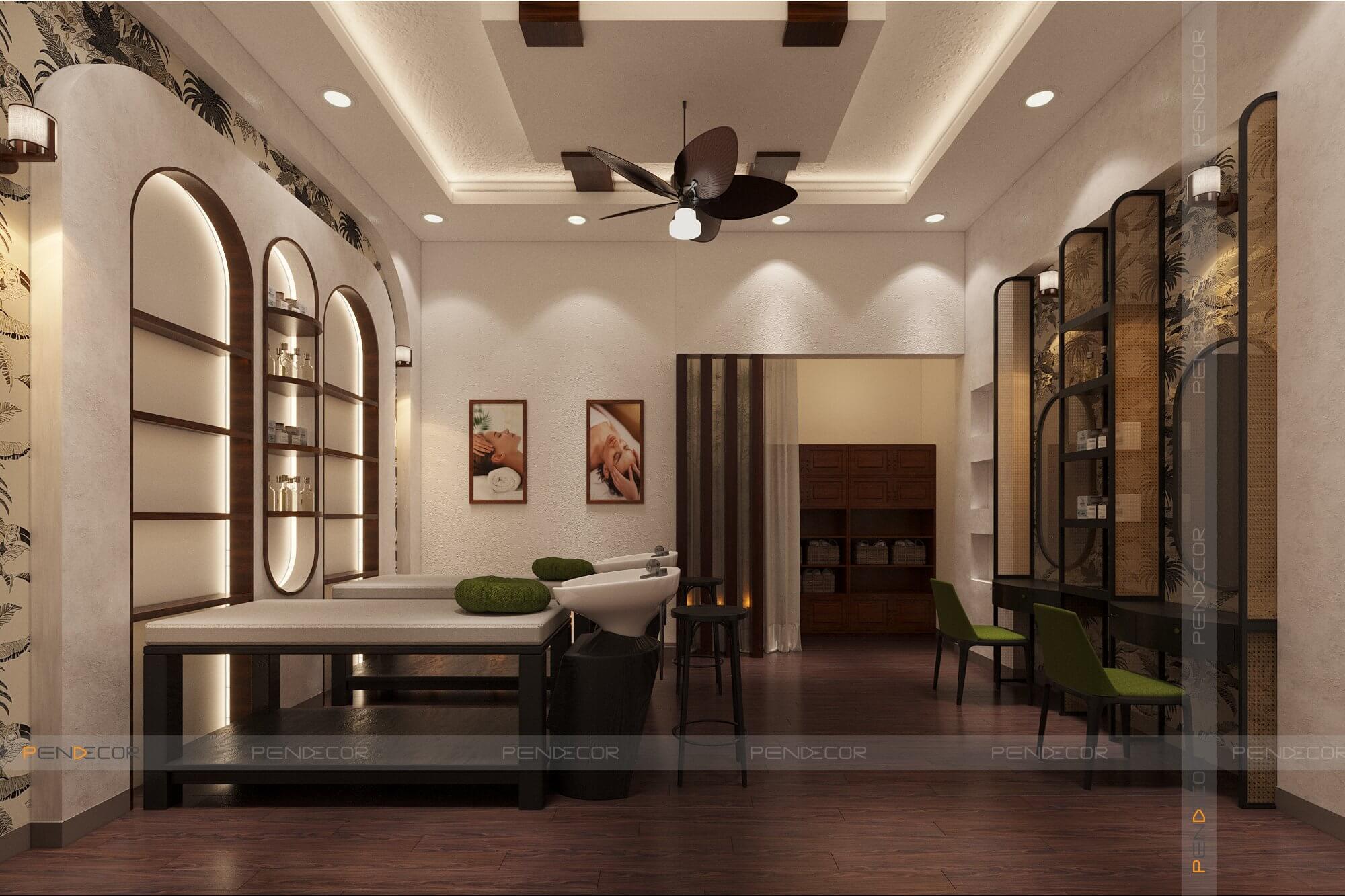 thiết kế nội thất spa