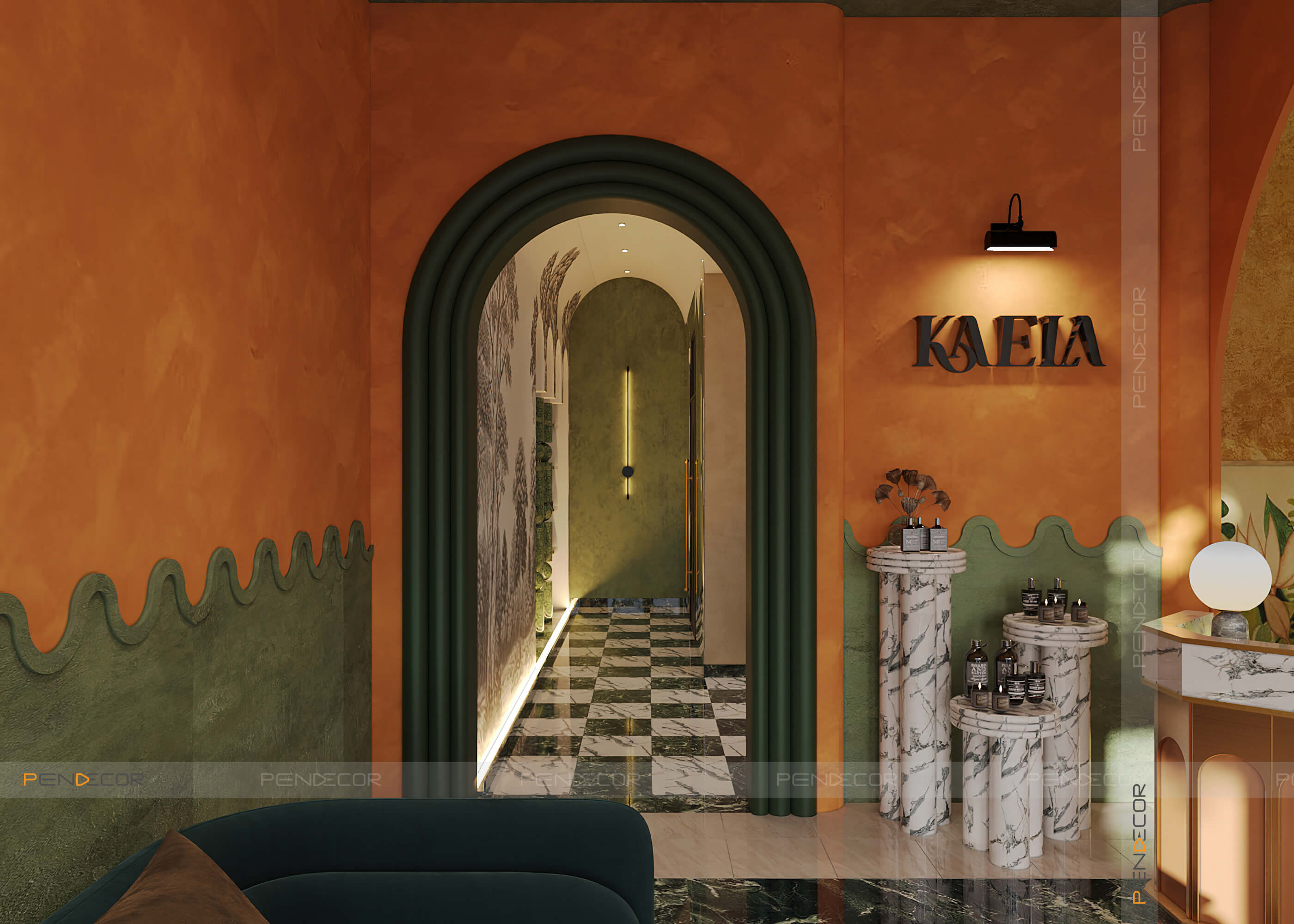 thiết kế spa đẹp Pendecor