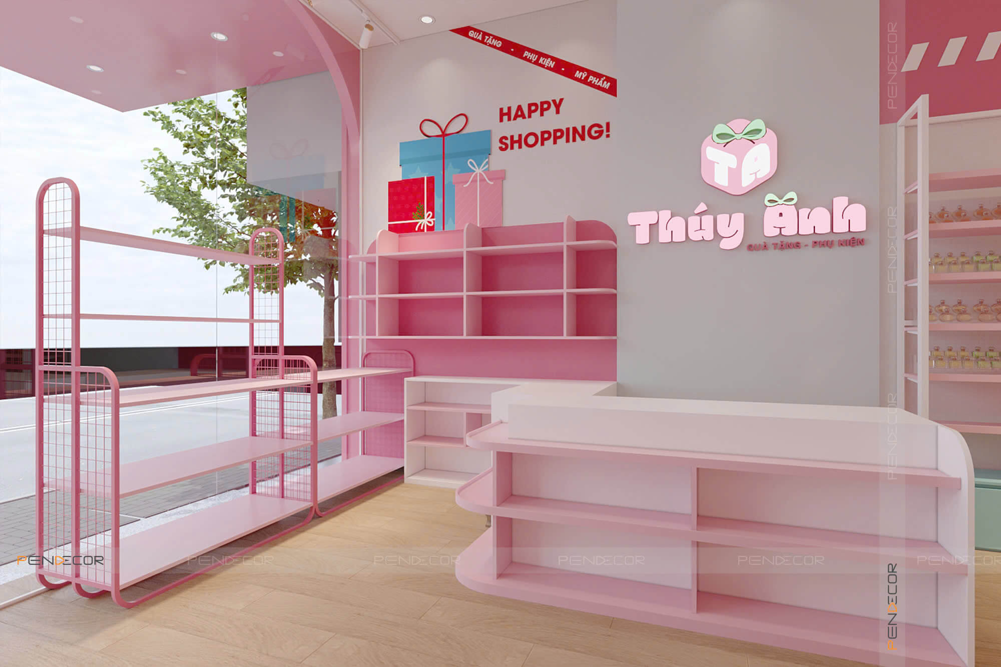 Thiết Kế Shop Phụ Kiện Thuý Anh