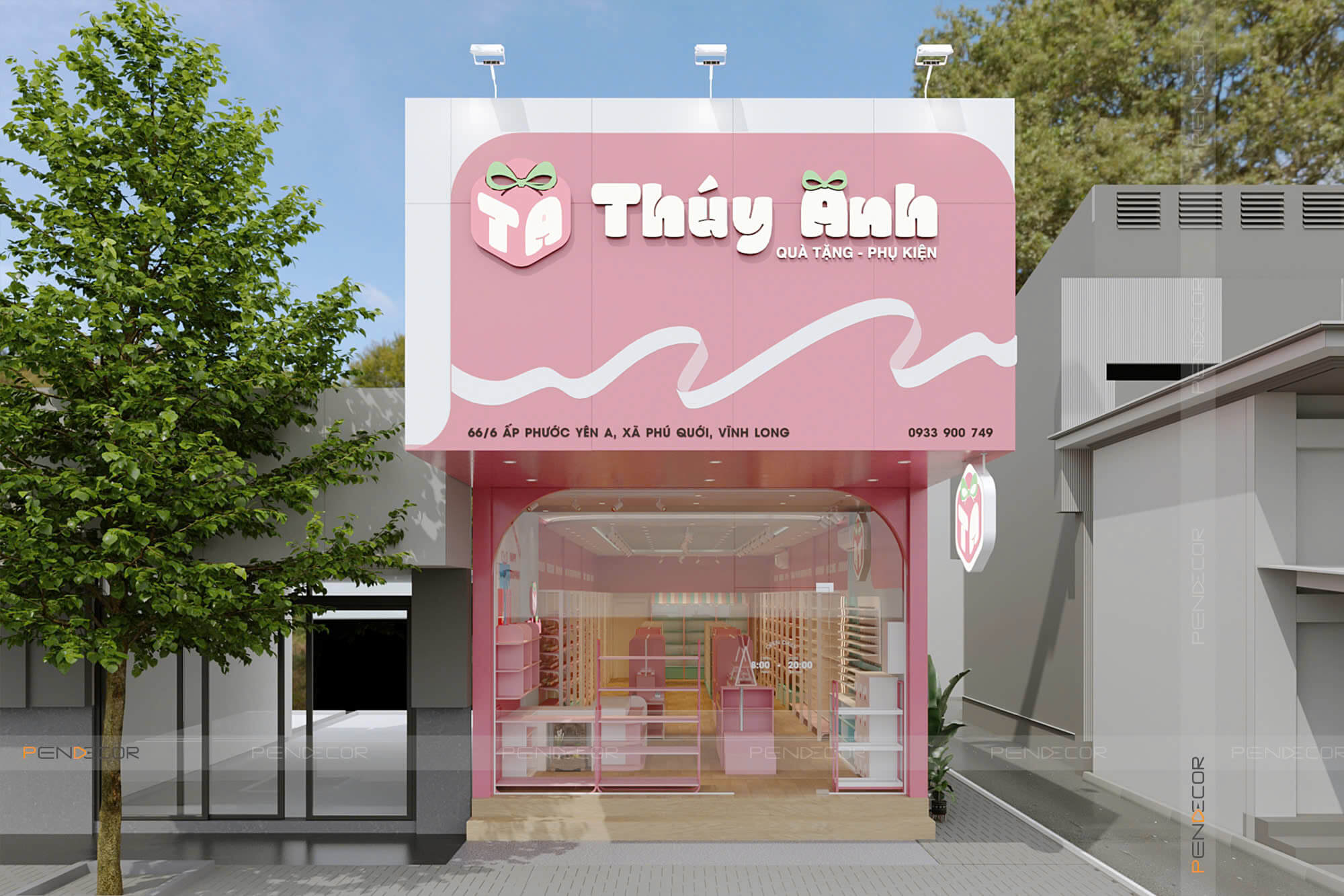 Thiết Kế Shop Phụ Kiện Thuý Anh