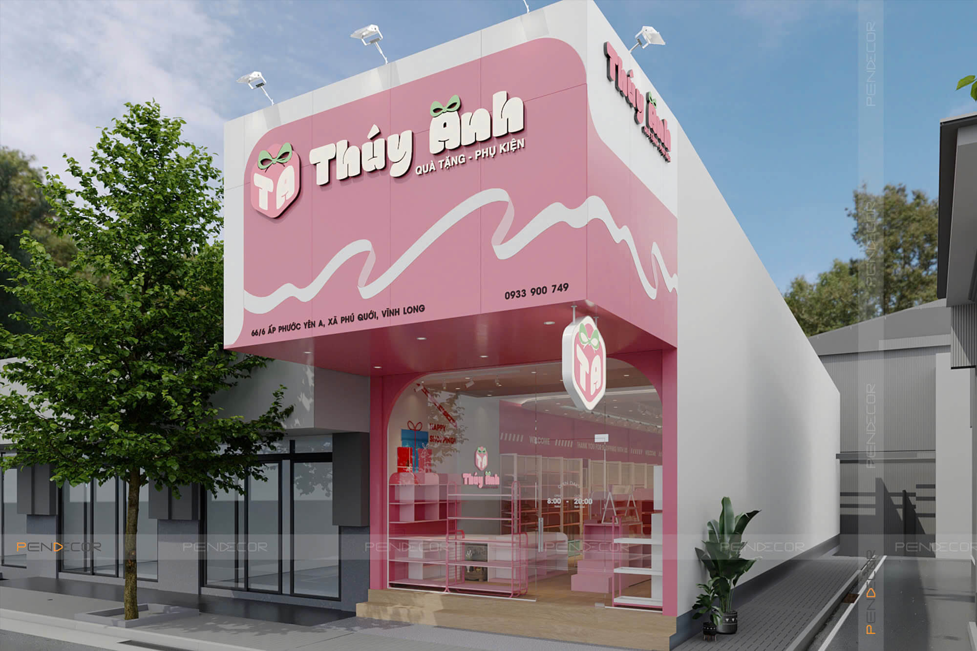 Thiết Kế Shop Phụ Kiện Thuý Anh