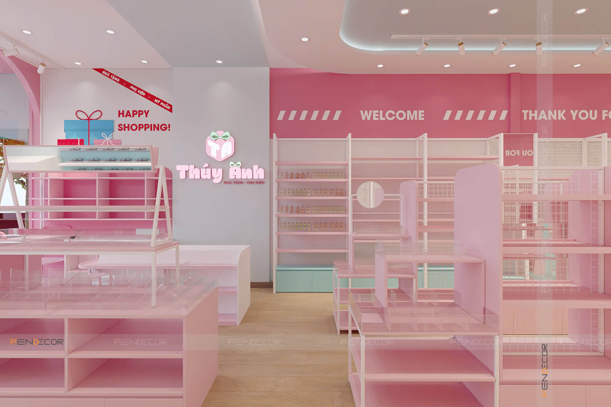 Thiết Kế Shop Phụ Kiện Thuý Anh