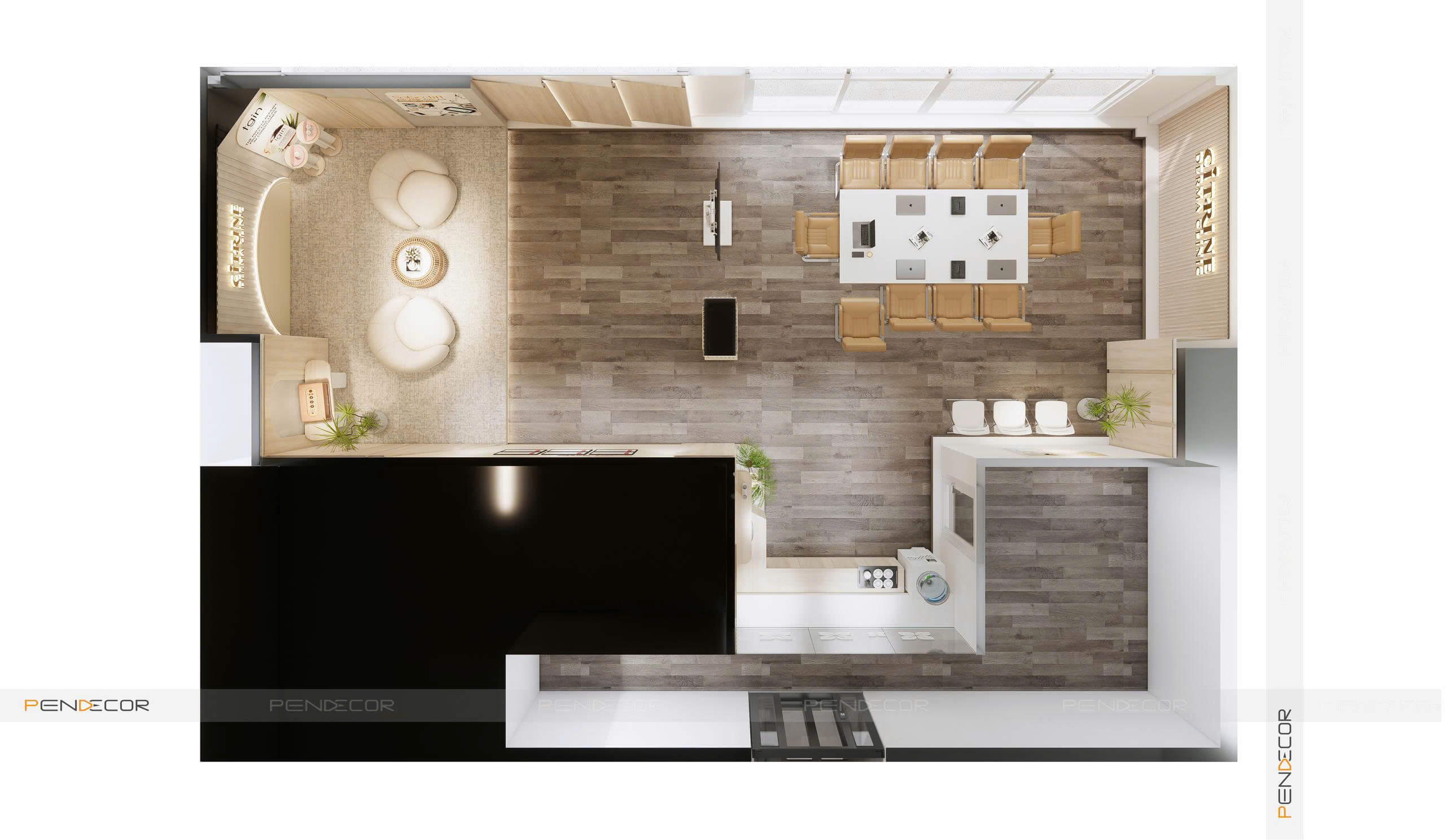 Thiết Kế Văn Phòng Spa Citrin Derma Clinic