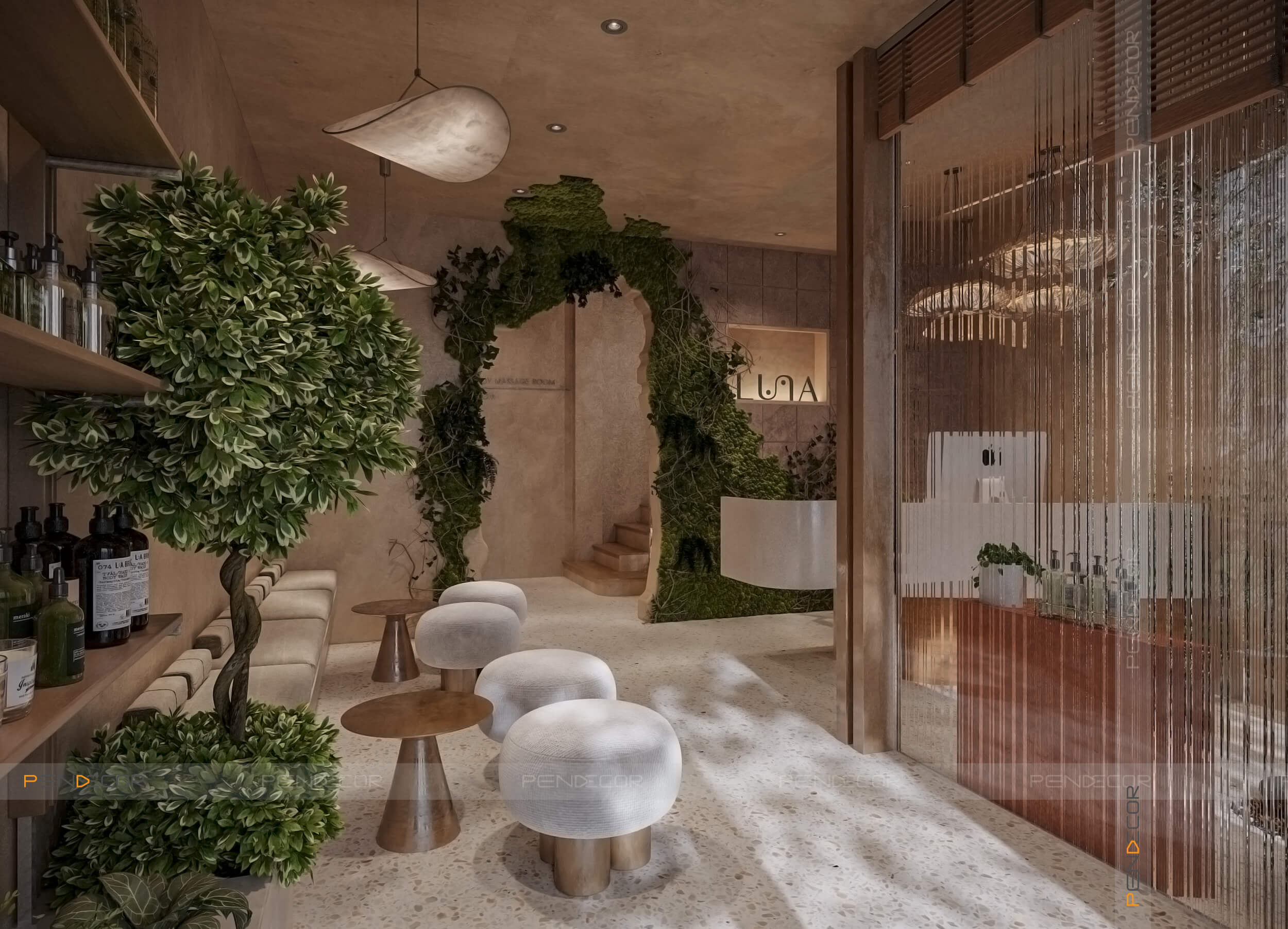 thiet ke spa Pendecor