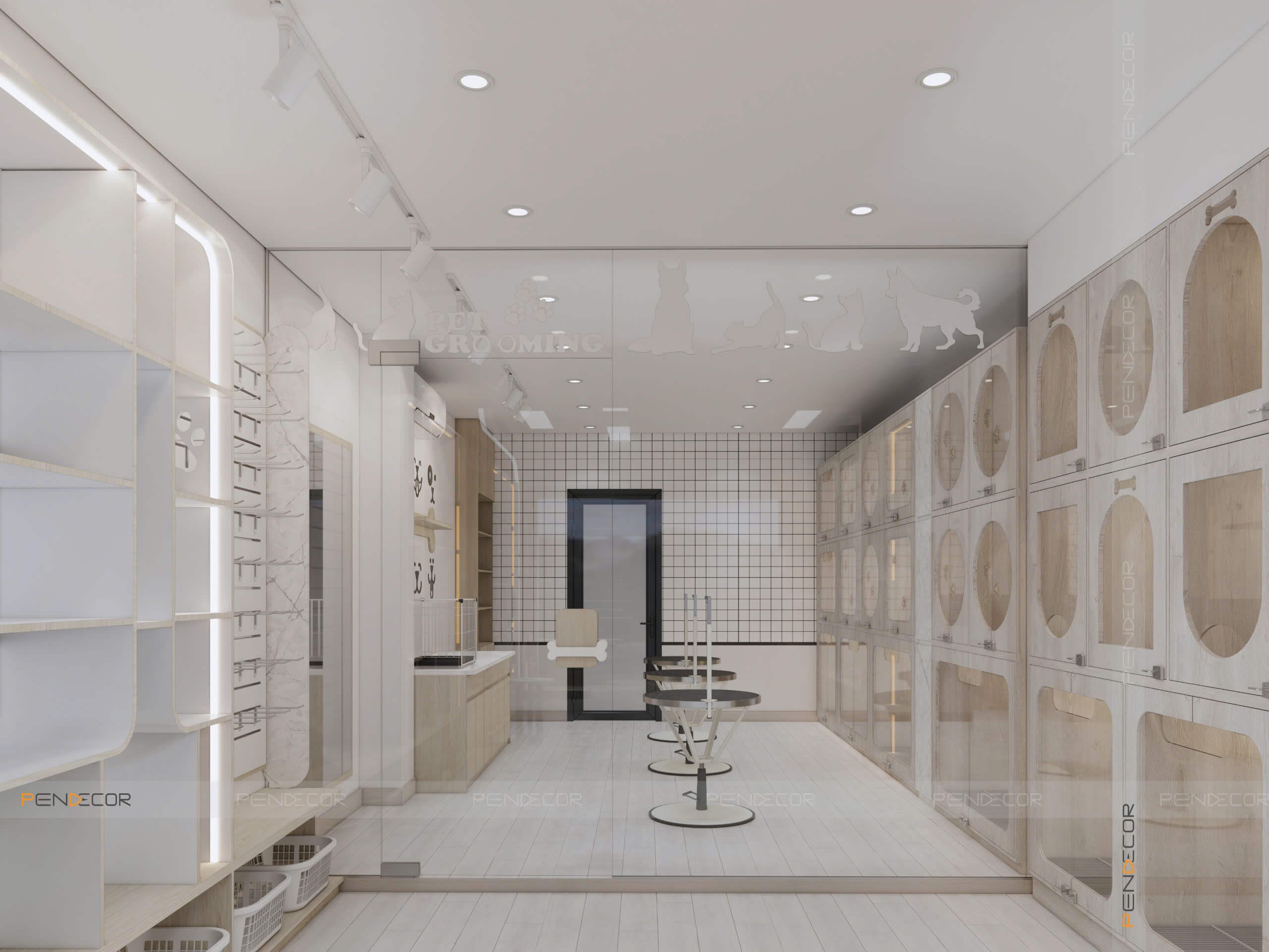 spa mini thiết kế spa nhỏ xinh Pendecor