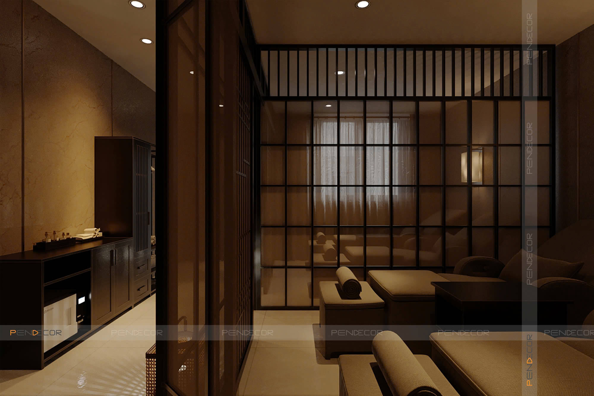 nội thất spa Pendecor