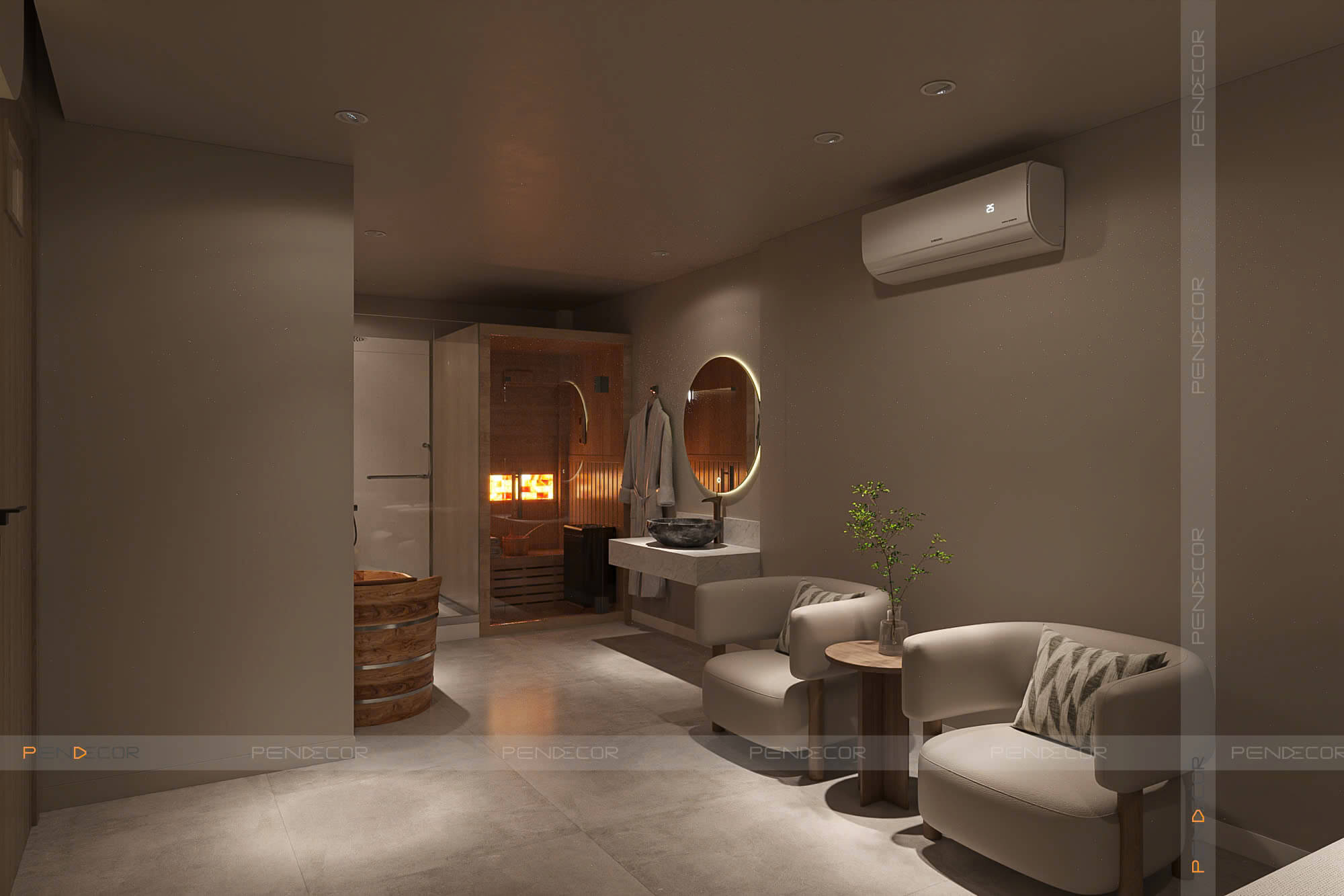 những mẫu hình spa đẹp Pendecor