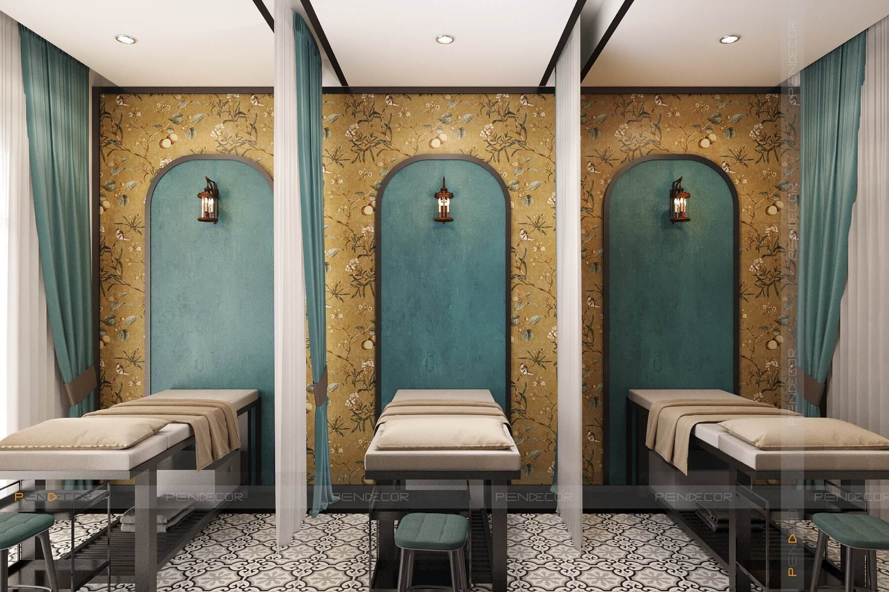 thiết kế nội thất spa