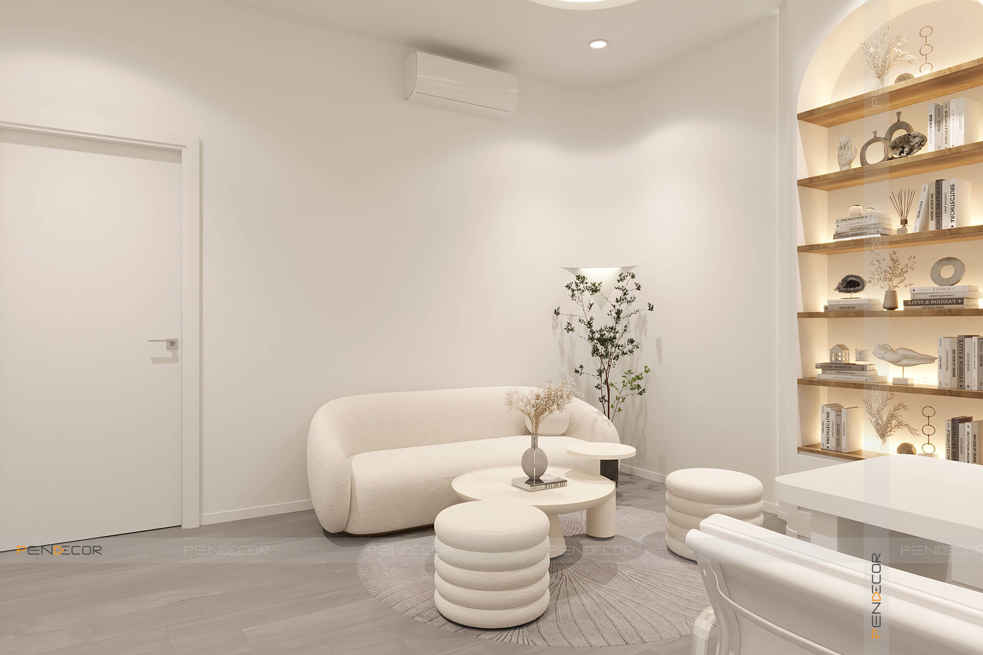 setup spa nhỏ Pendecor