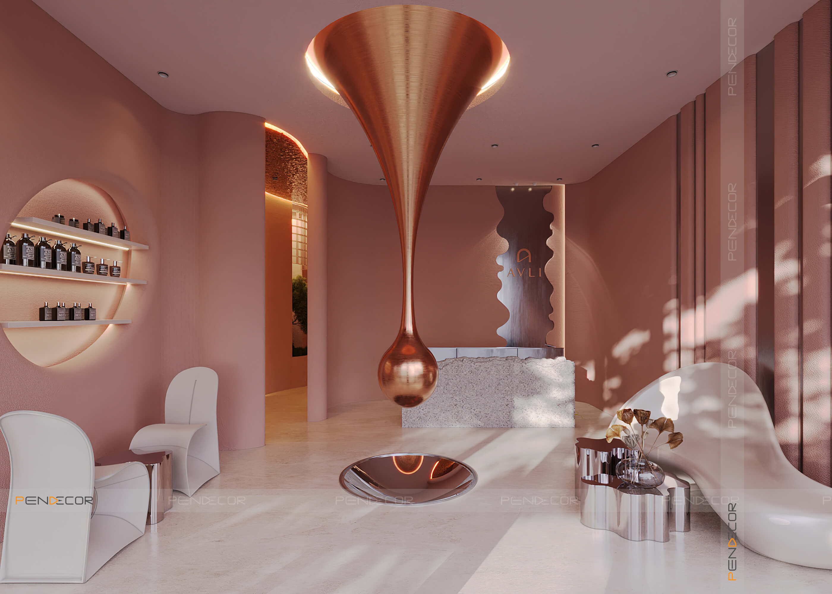 thiet ke spa