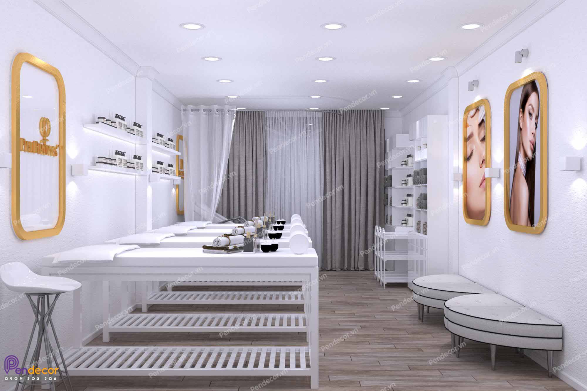 thiết kế nội thất spa Pendecor