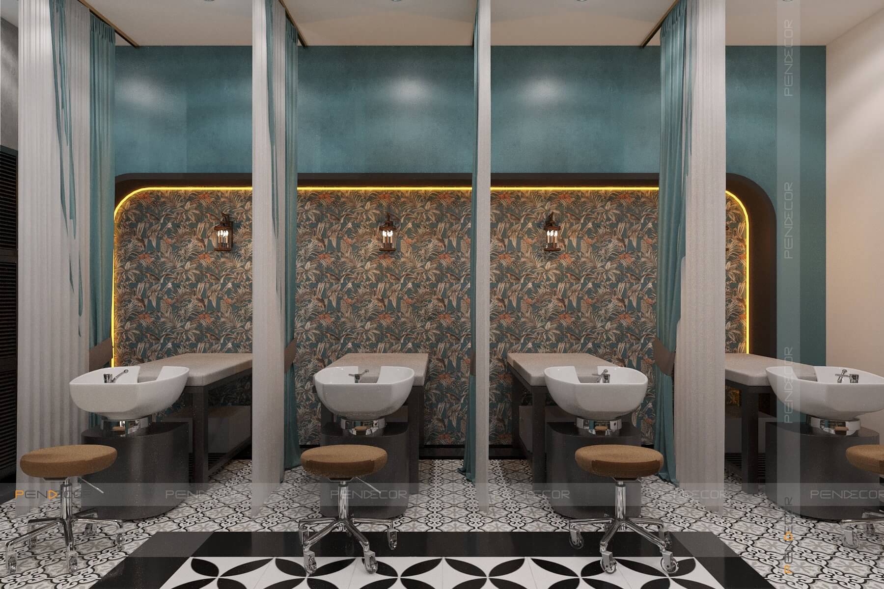 thiết kế spa mini tại nhà