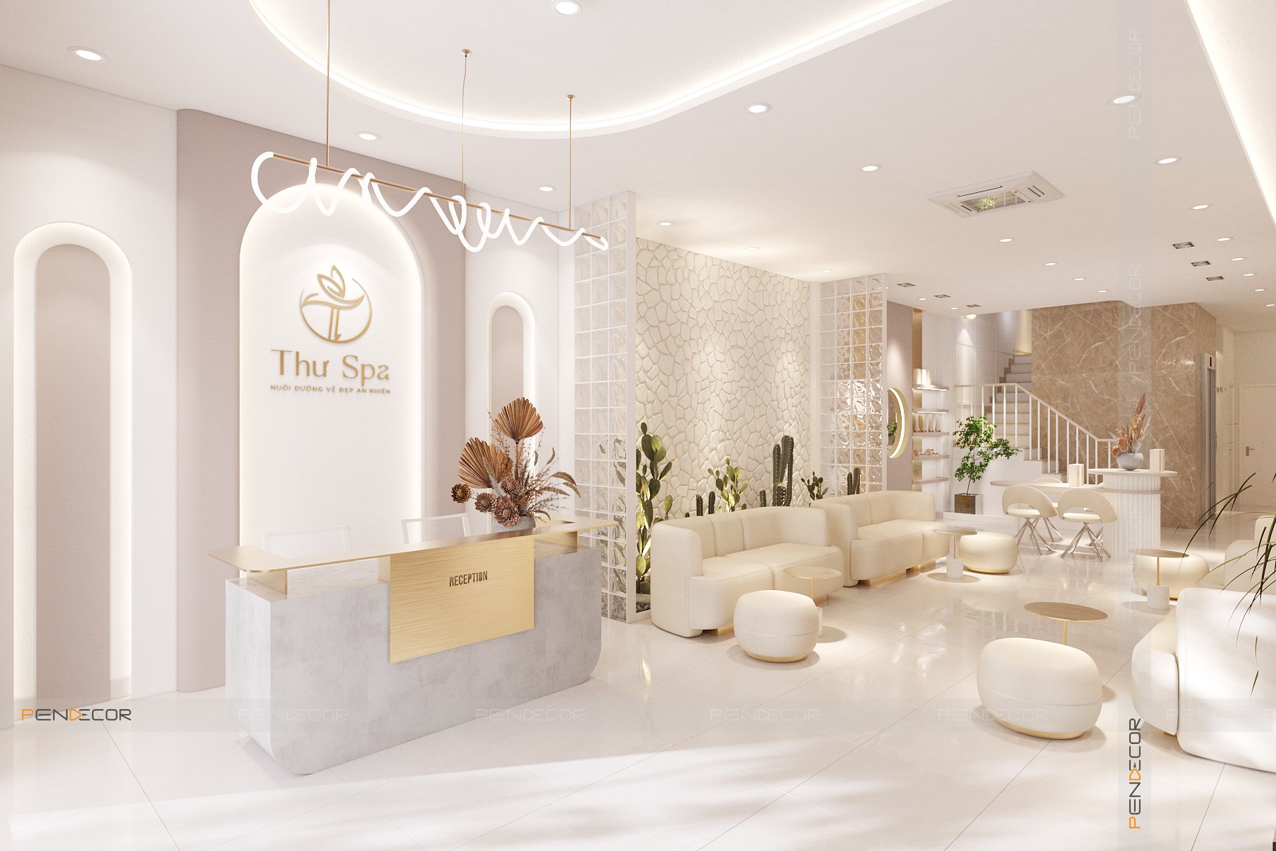 thiết kế spa đẹp Pendecor