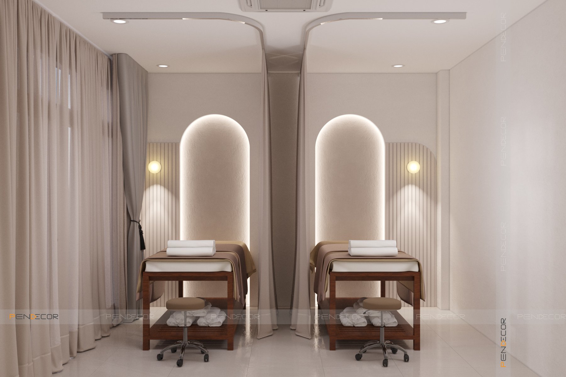 thiết kế spa mini tại nhà Pendecor
