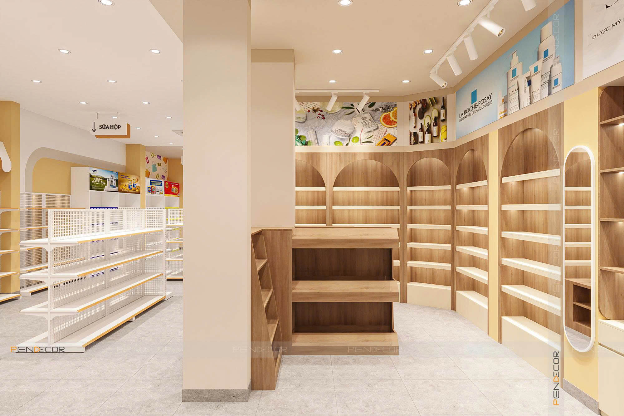 Thiết Kế Siêu Thị Mini Bảo An Mini Mart