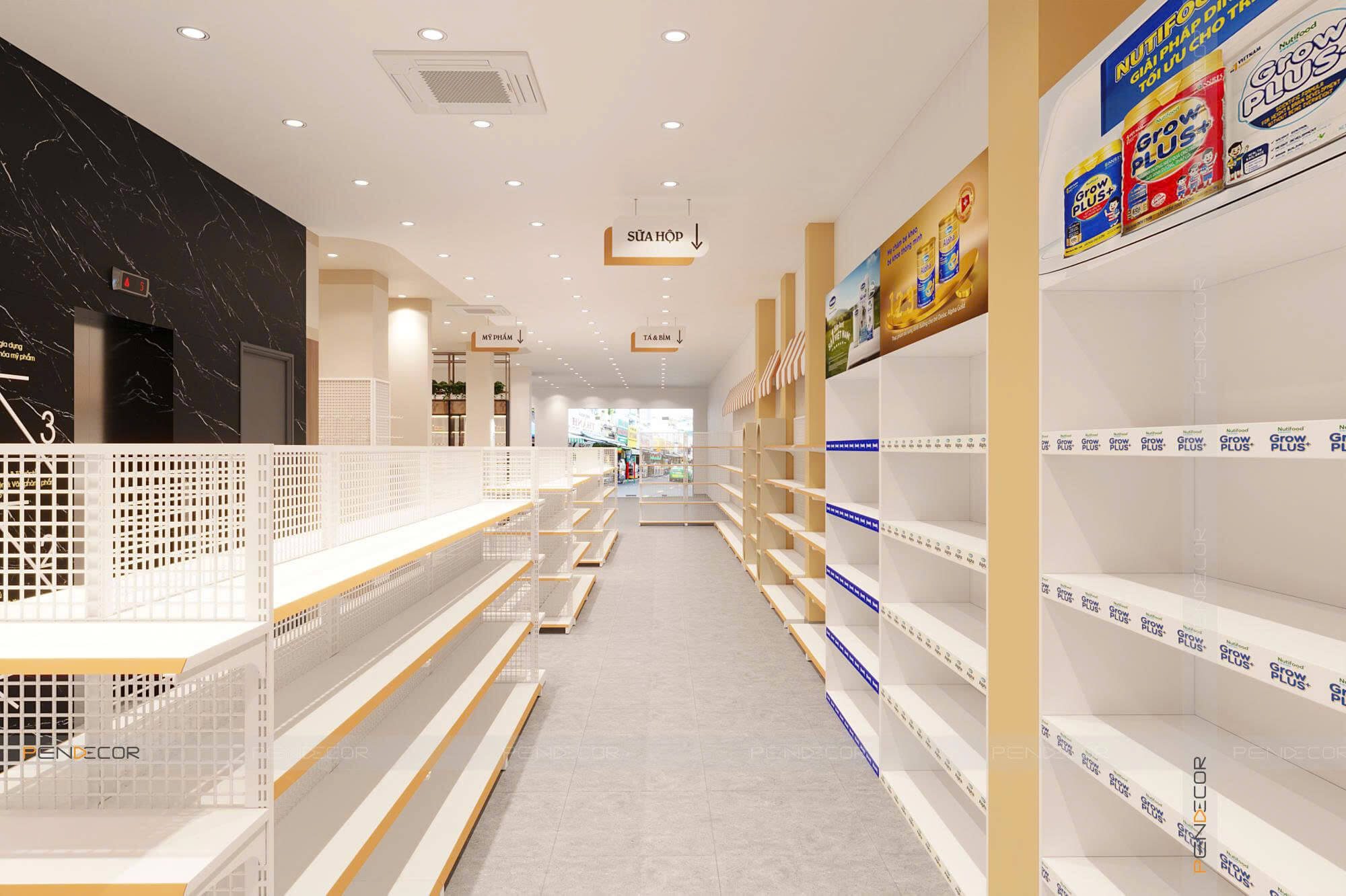 Thiết Kế Siêu Thị Mini Bảo An Mini Mart