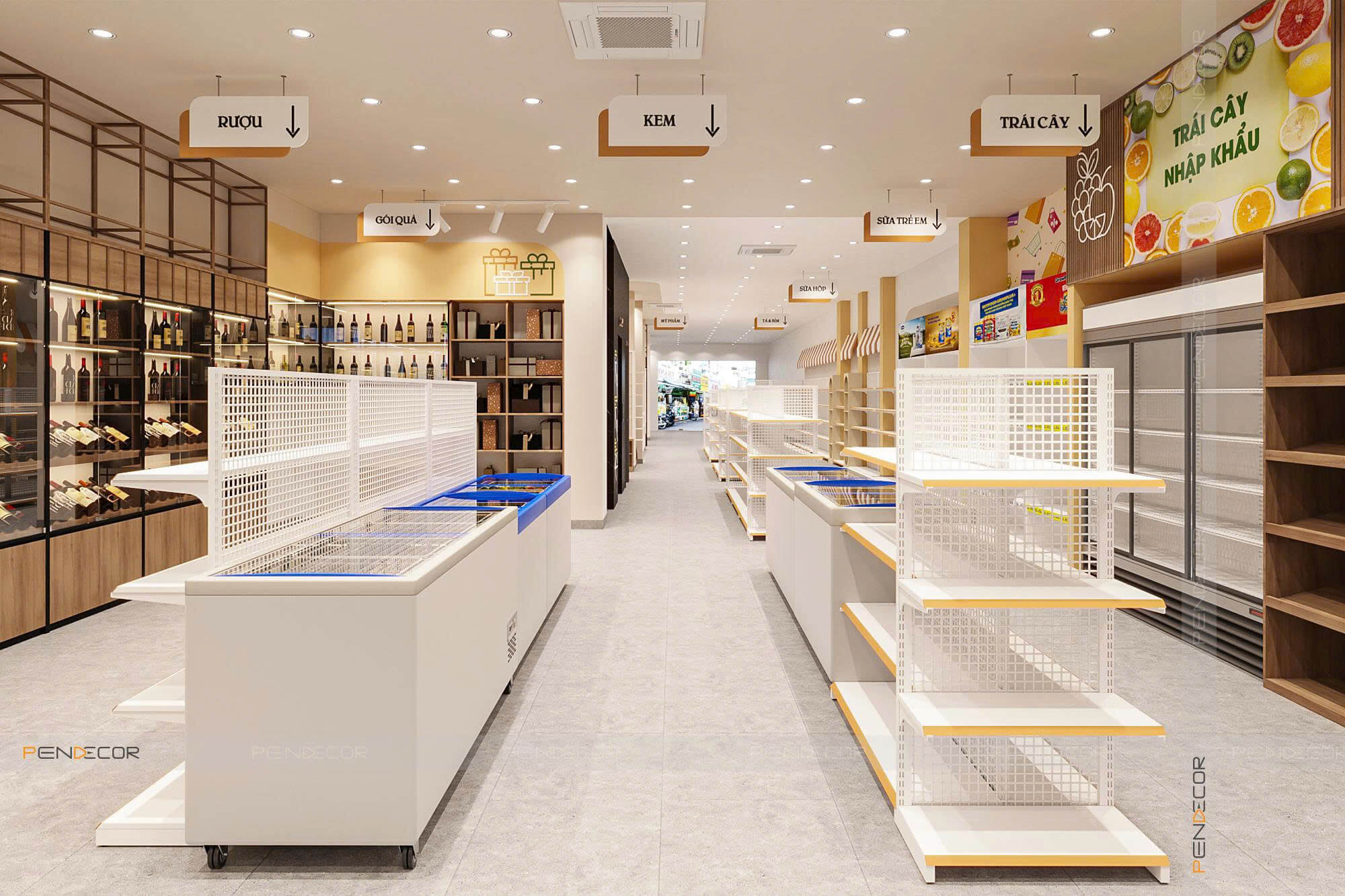 Thiết Kế Siêu Thị Mini Bảo An Mini Mart