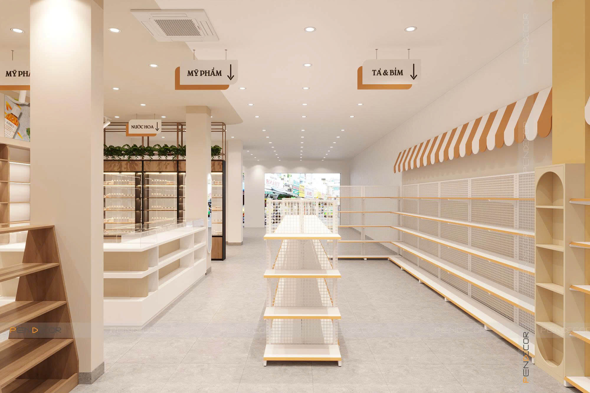 Thiết Kế Siêu Thị Mini Bảo An Mini Mart