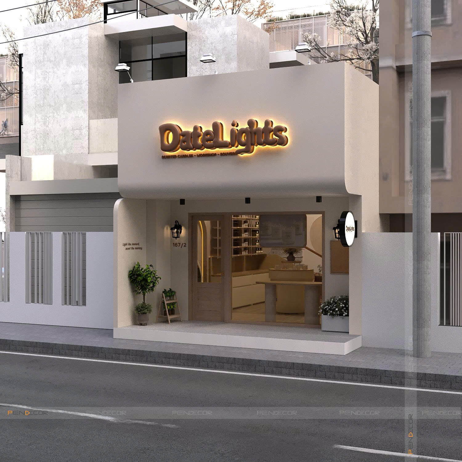 Thiết Kế Shop Phụ Kiện Datelights Candles