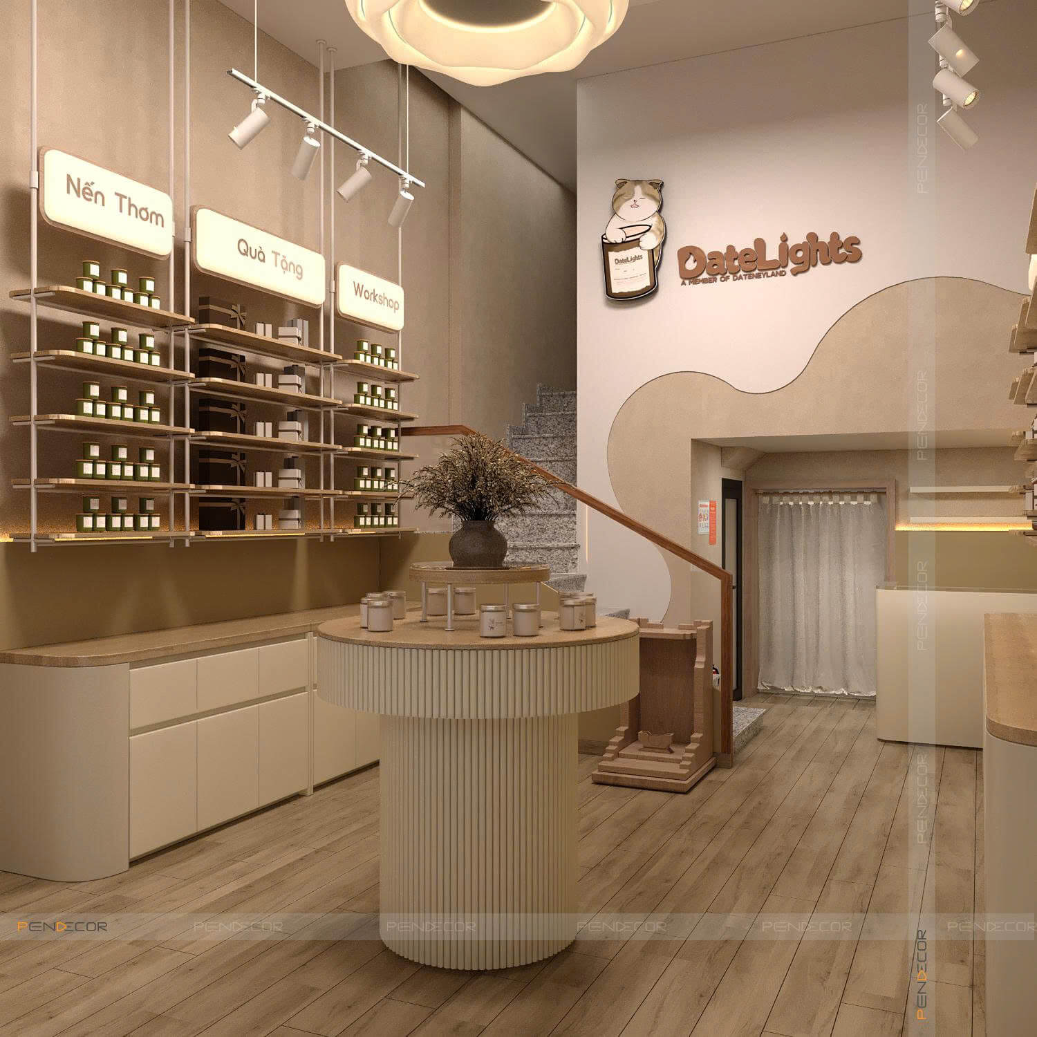 Thiết Kế Shop Phụ Kiện Datelights Candles