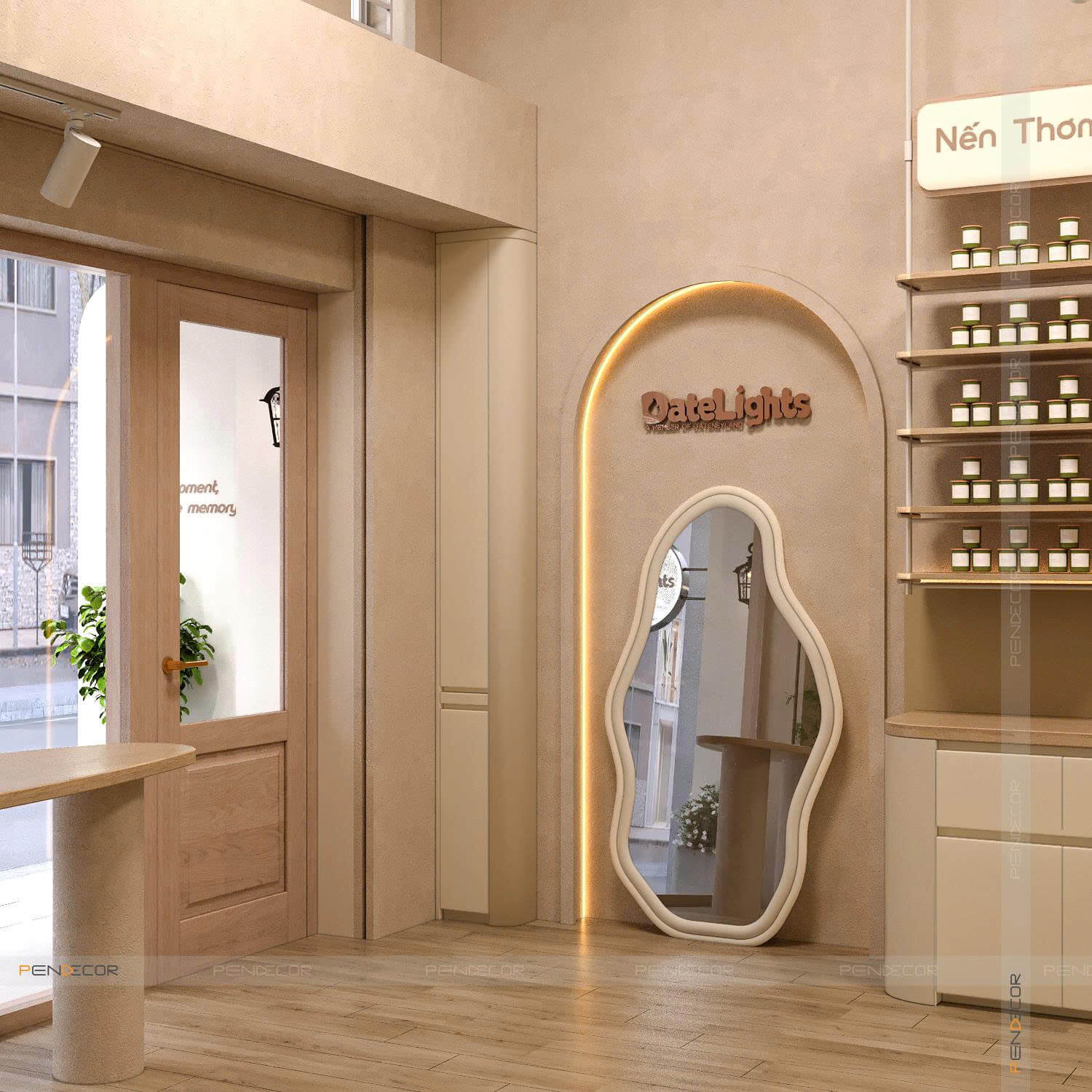 Thiết Kế Shop Phụ Kiện Datelights Candles