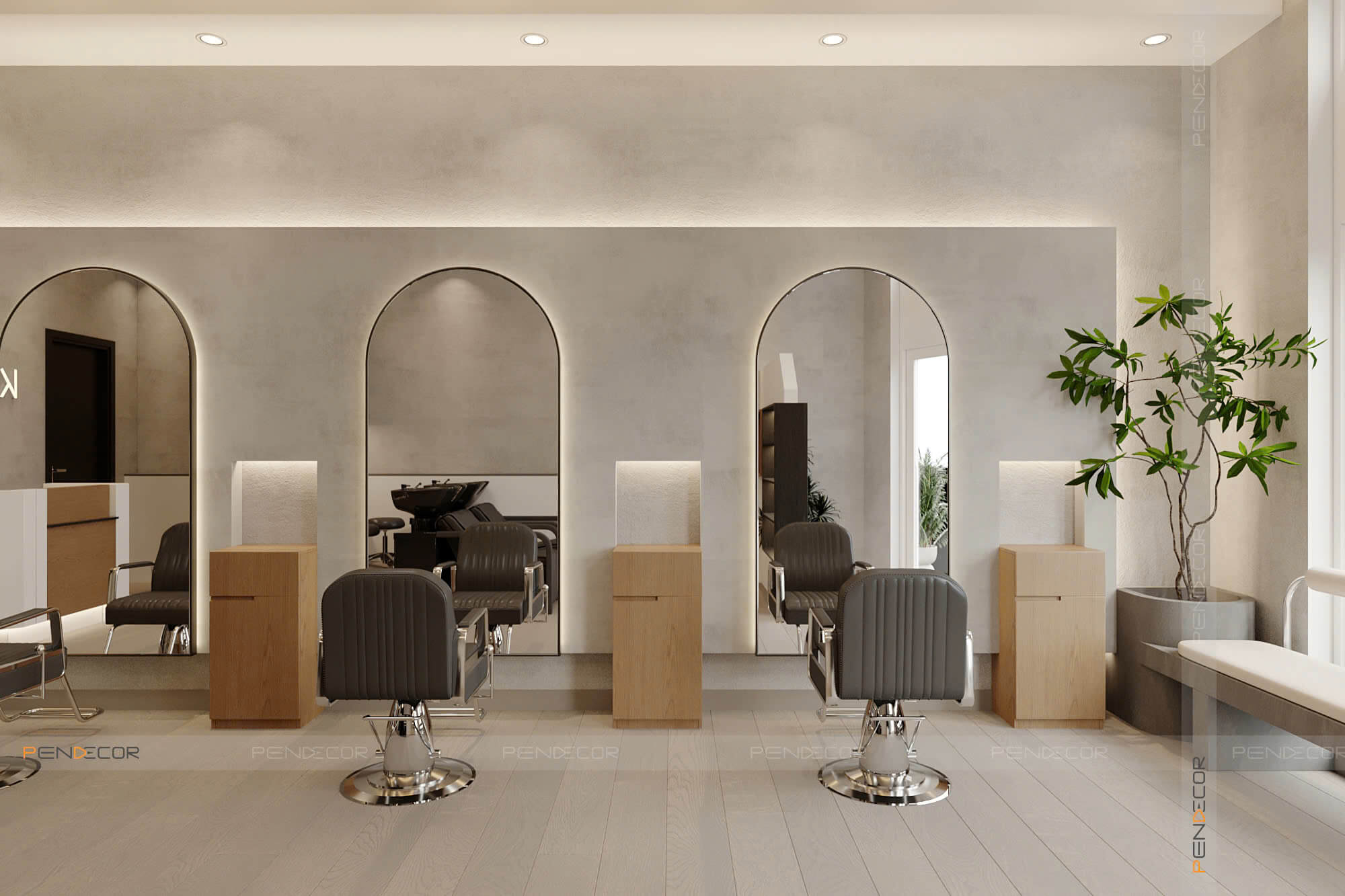 Thiết Kế Salon Tóc Ken Nyn