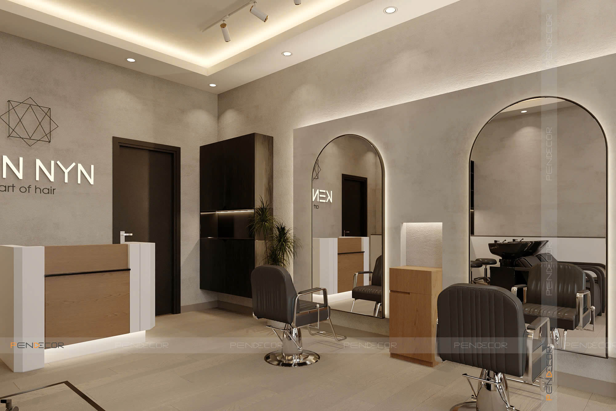 Thiết Kế Salon Tóc Ken Nyn