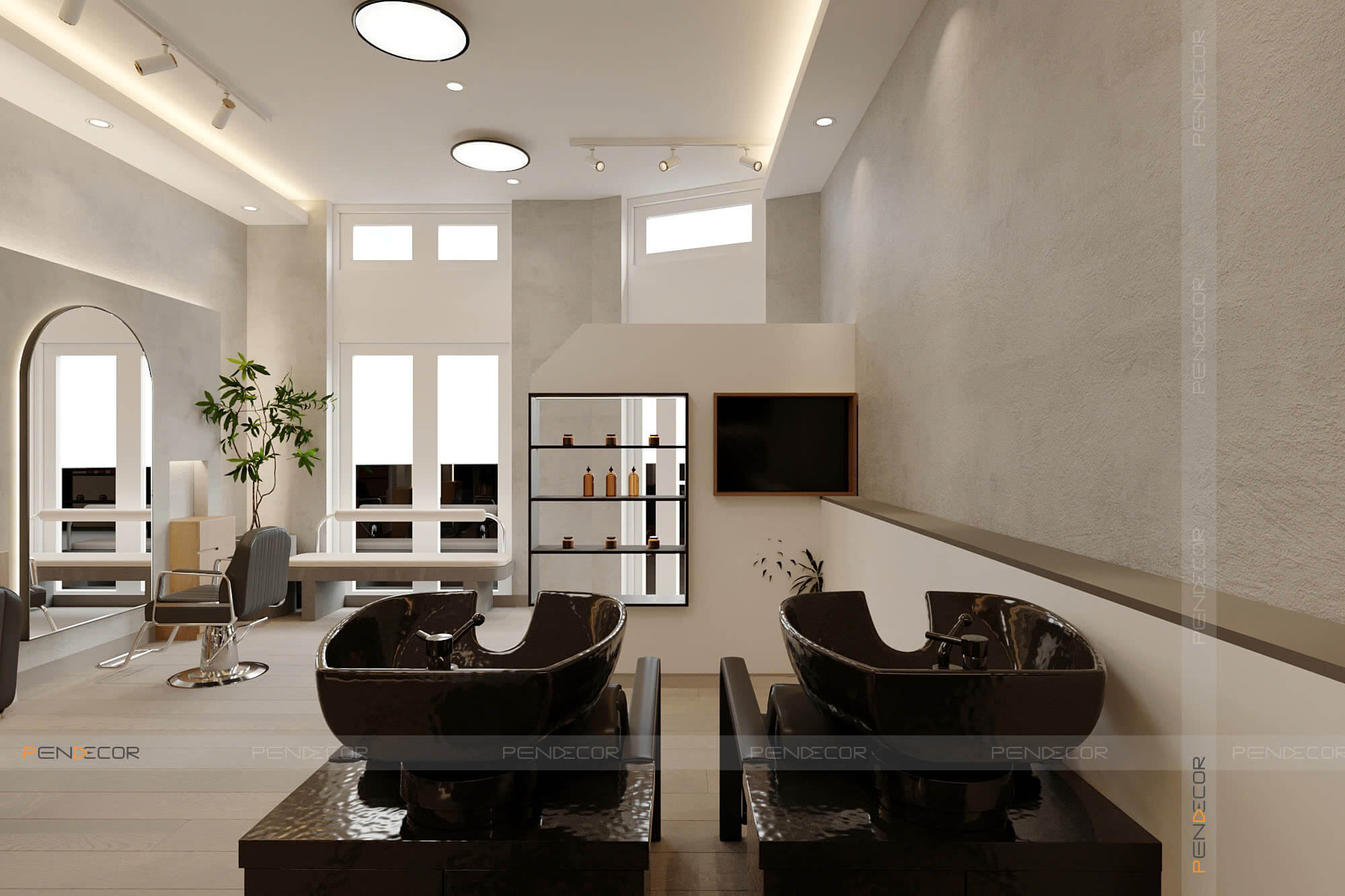 Thiết Kế Salon Tóc Ken Nyn