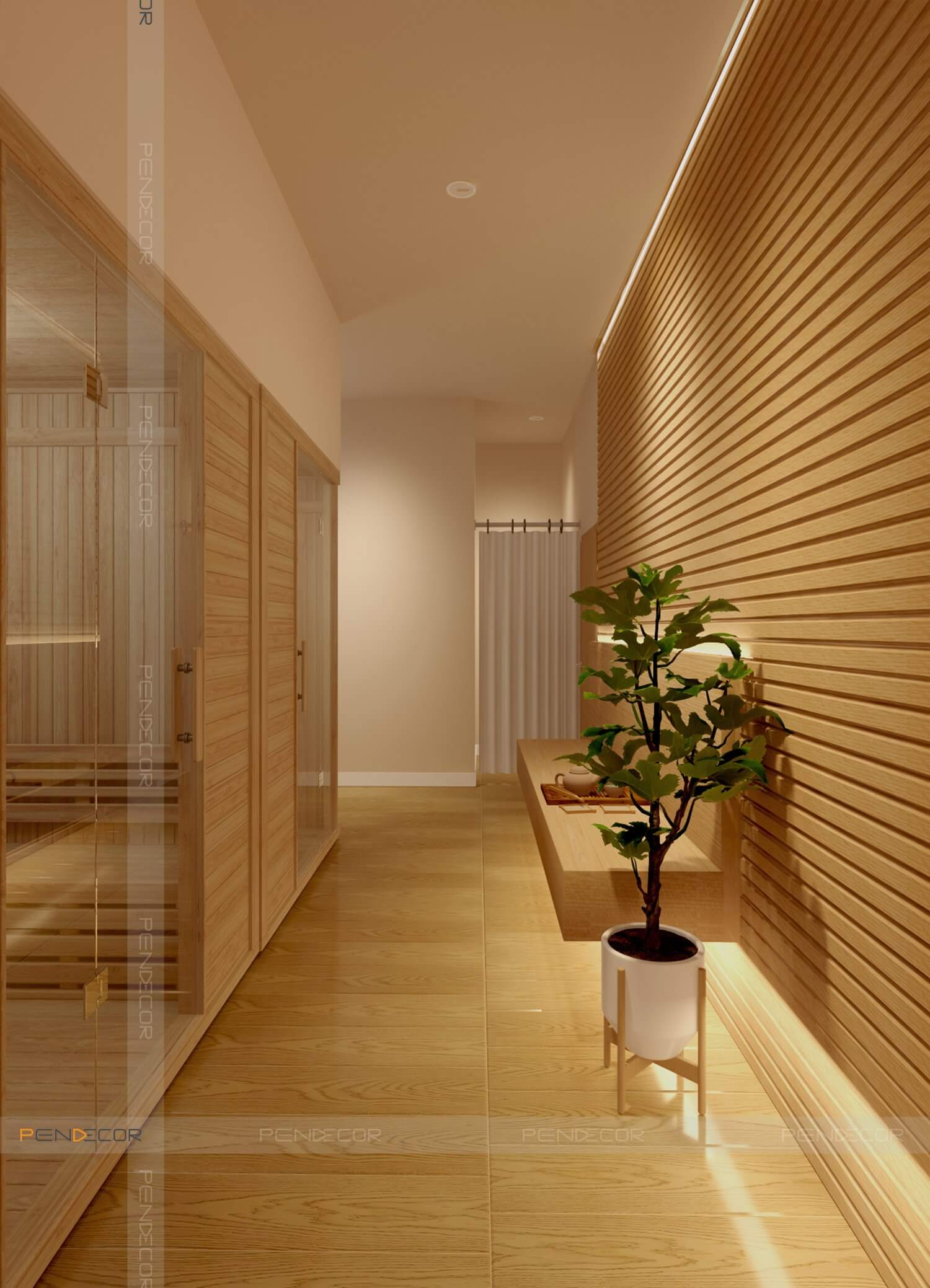 thiết kế spa mini tại nhà