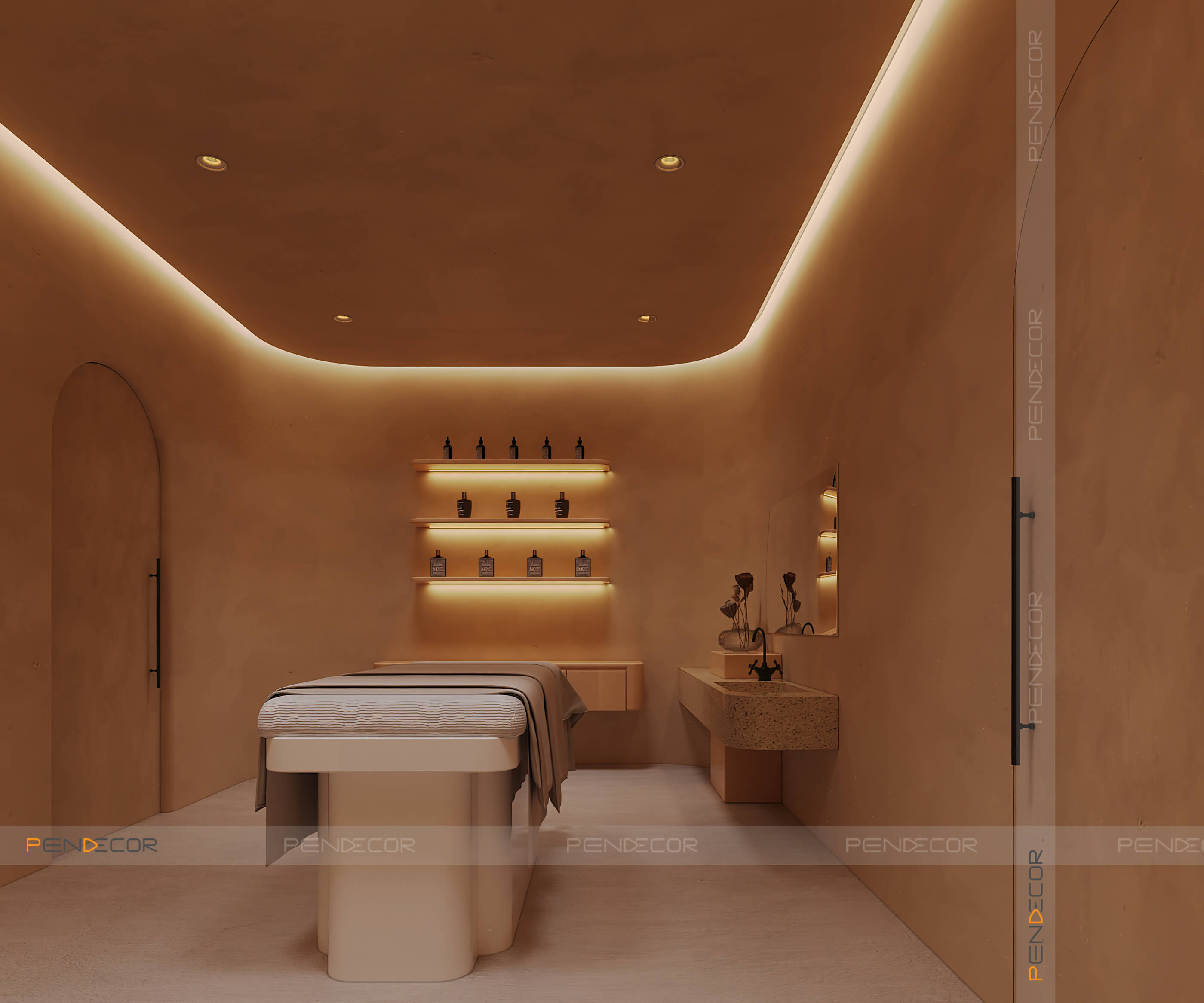 trang trí spa mini tại nhà