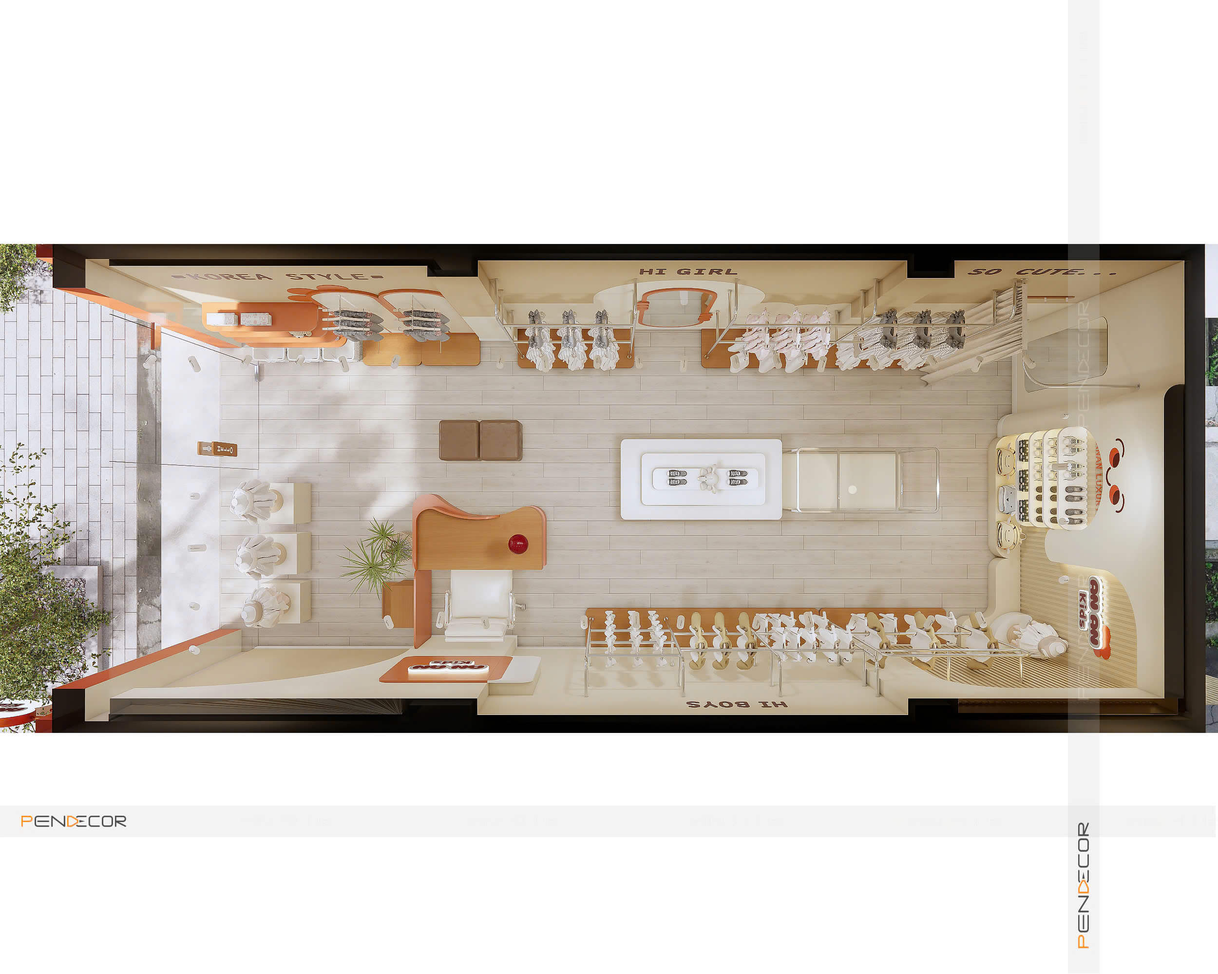 Thiết Kế Shop Quần Áo Trẻ Em Ana Kids