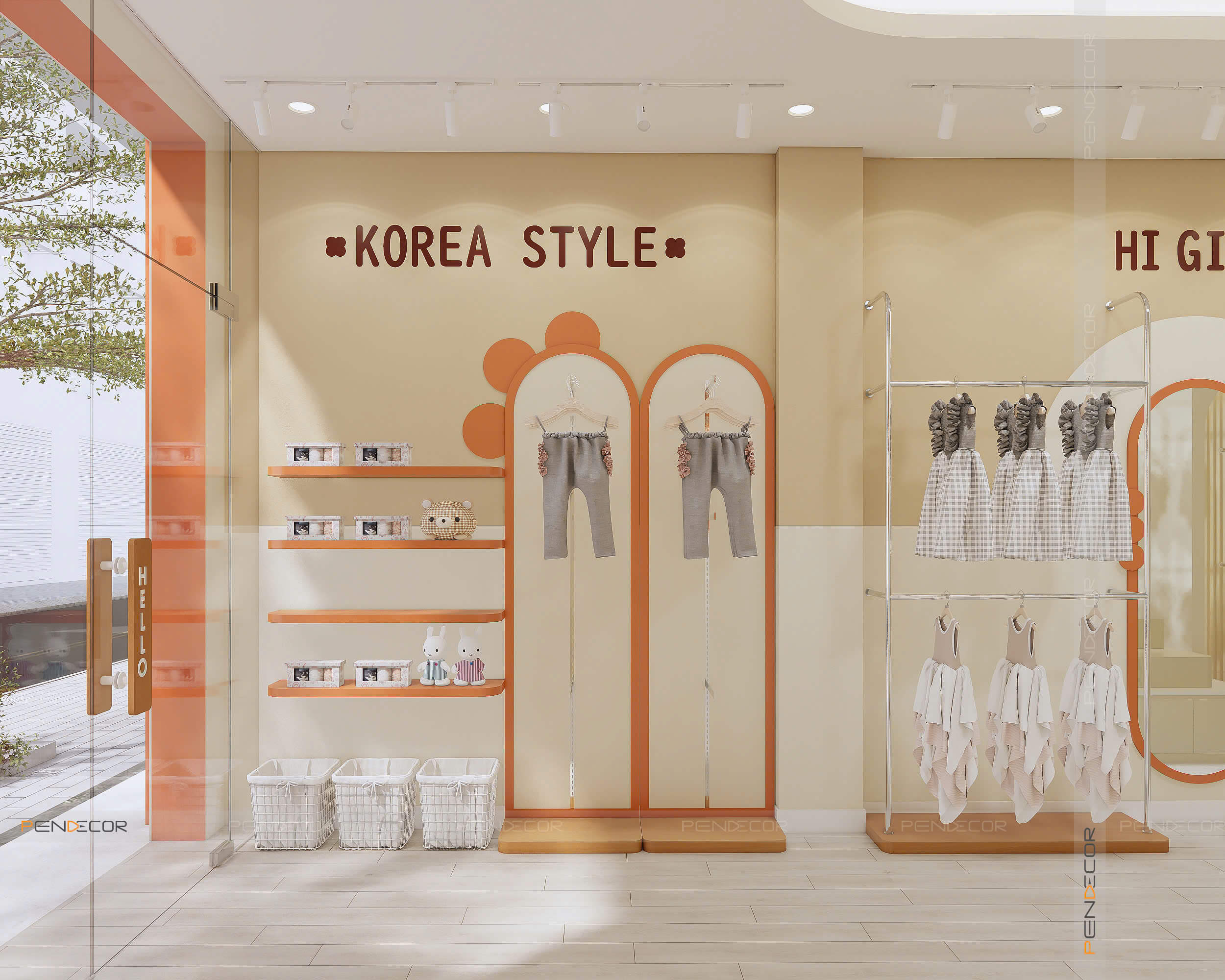 Thiết Kế Shop Quần Áo Trẻ Em Ana Kids